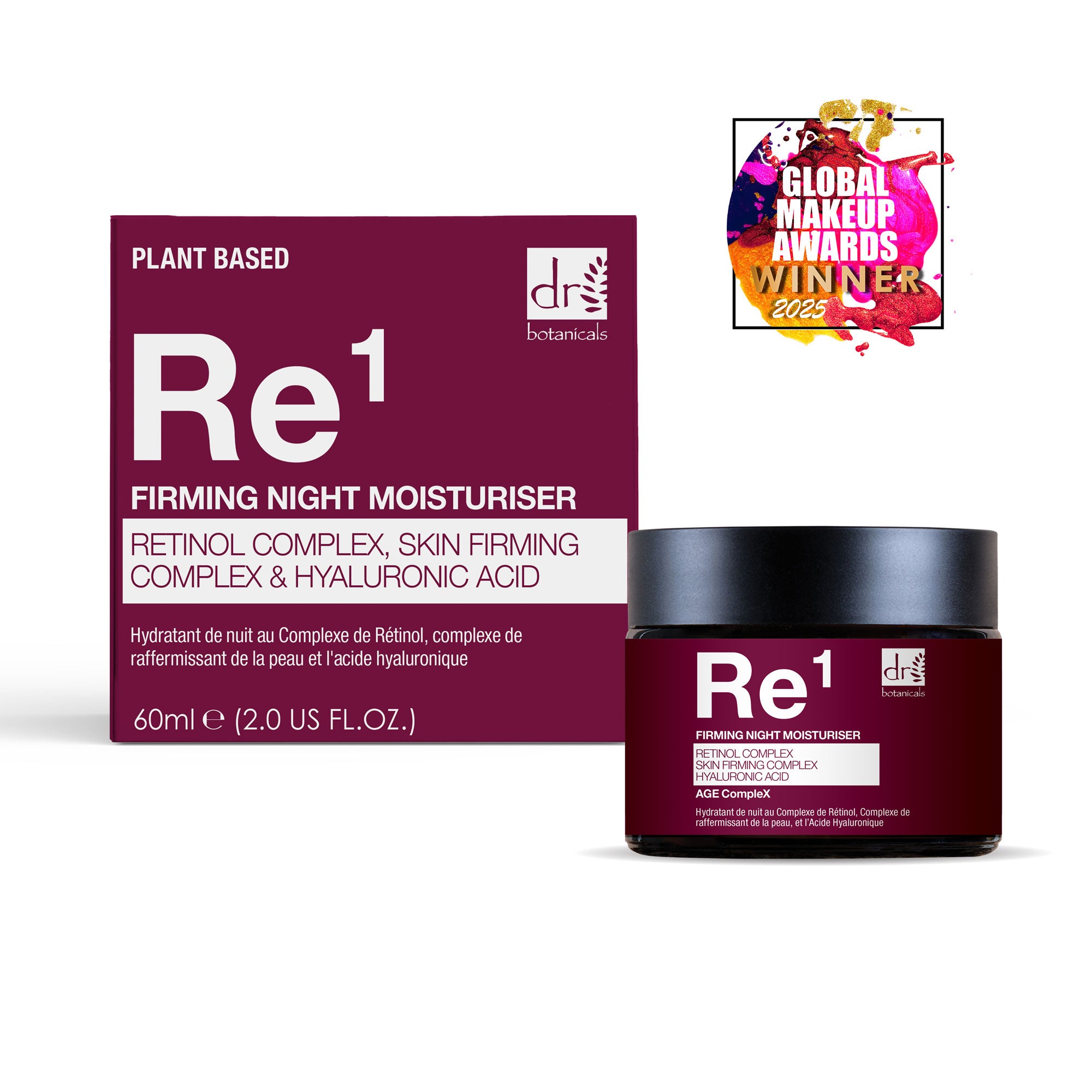 Nachtcreme mit Retinol-Komplex (1 %), Hautstraffungskomplex (1 %) und Hyaluronsäure (1 %), 60 ml