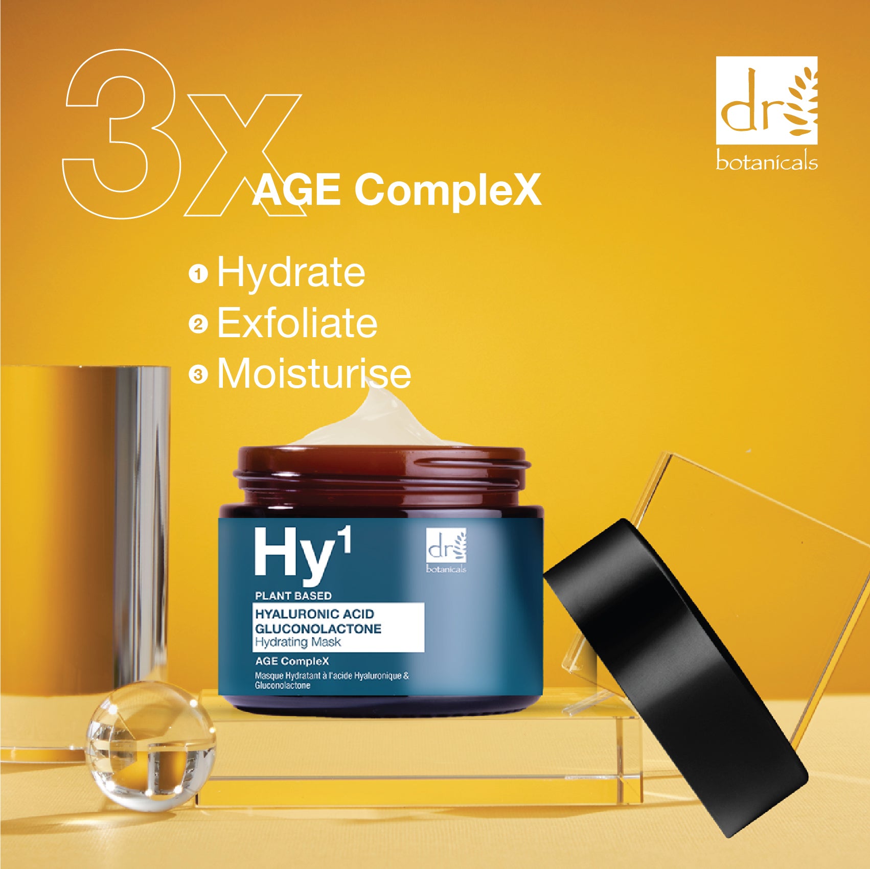 Anti-Ageing Hyaluronic Acid Day Moisturiser & Mask Kit