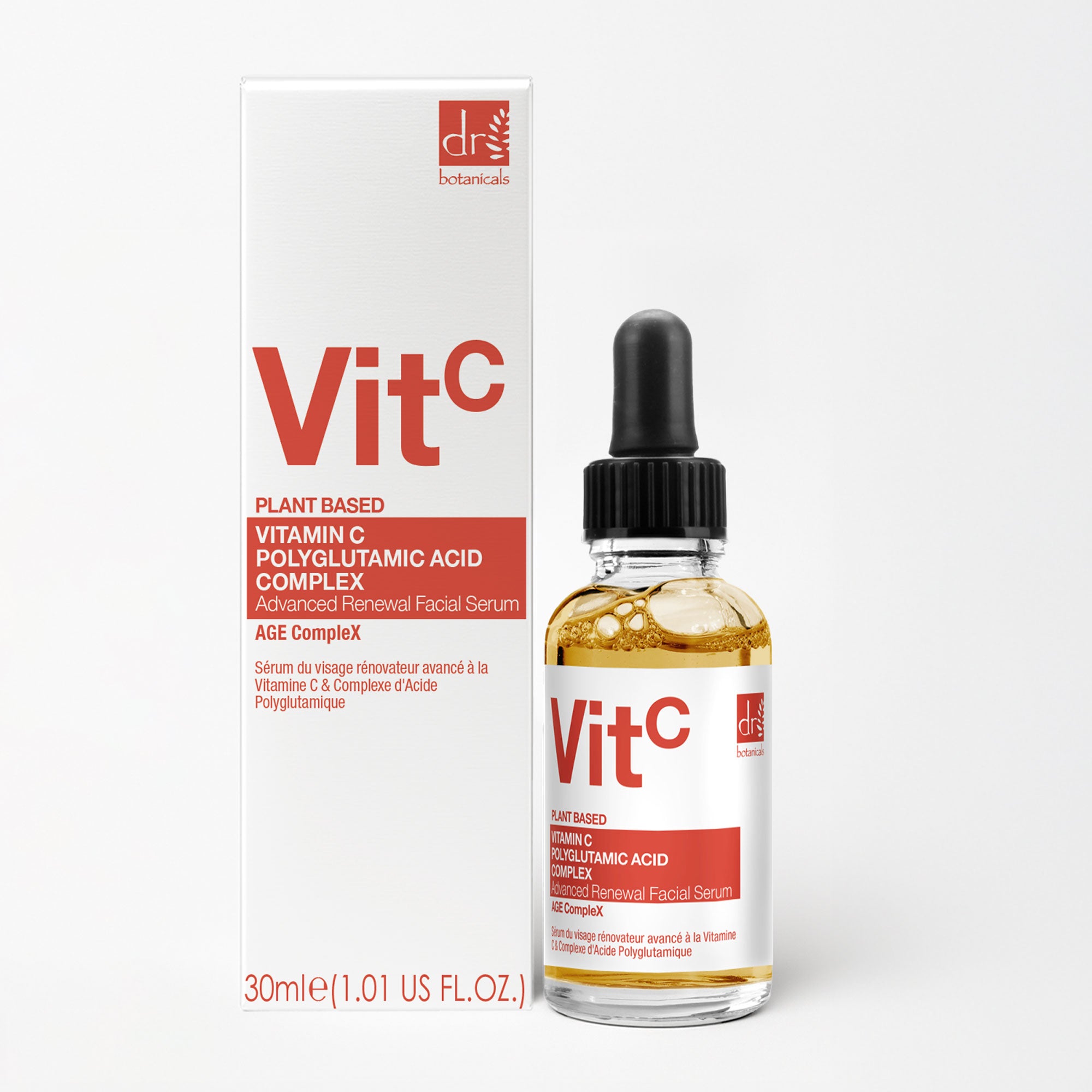 Hochwirksames Vitamin-C-Serum (3 %), Polyglutaminsäure-Komplex (1 %) und aufhellendes Gesichtsserum (30 ml)