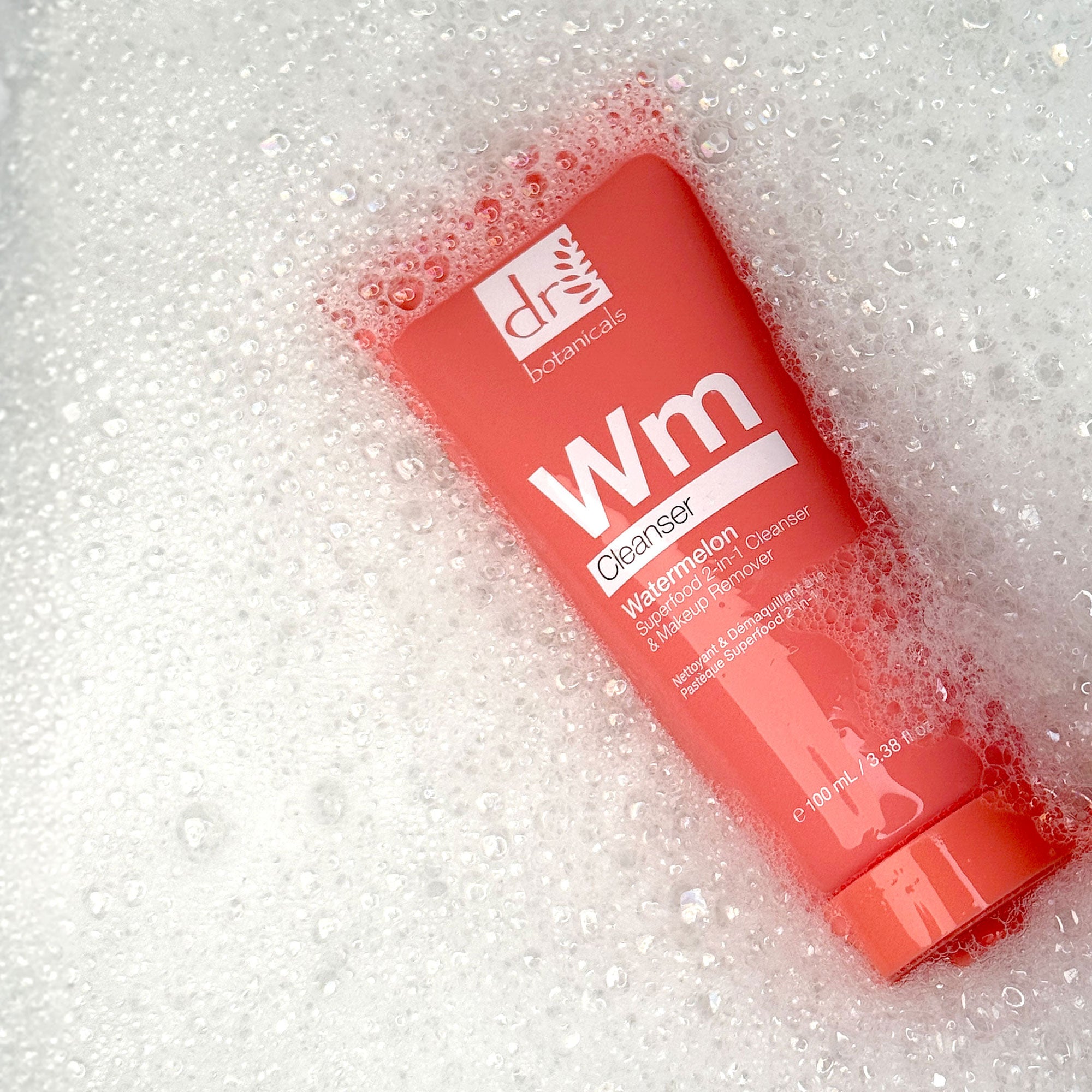 Wassermelonen-Superfood 2-in-1 Reinigungs- und Make-up-Entferner 100 ml mit Glykolsäure, Salicylsäure und Milchsäure