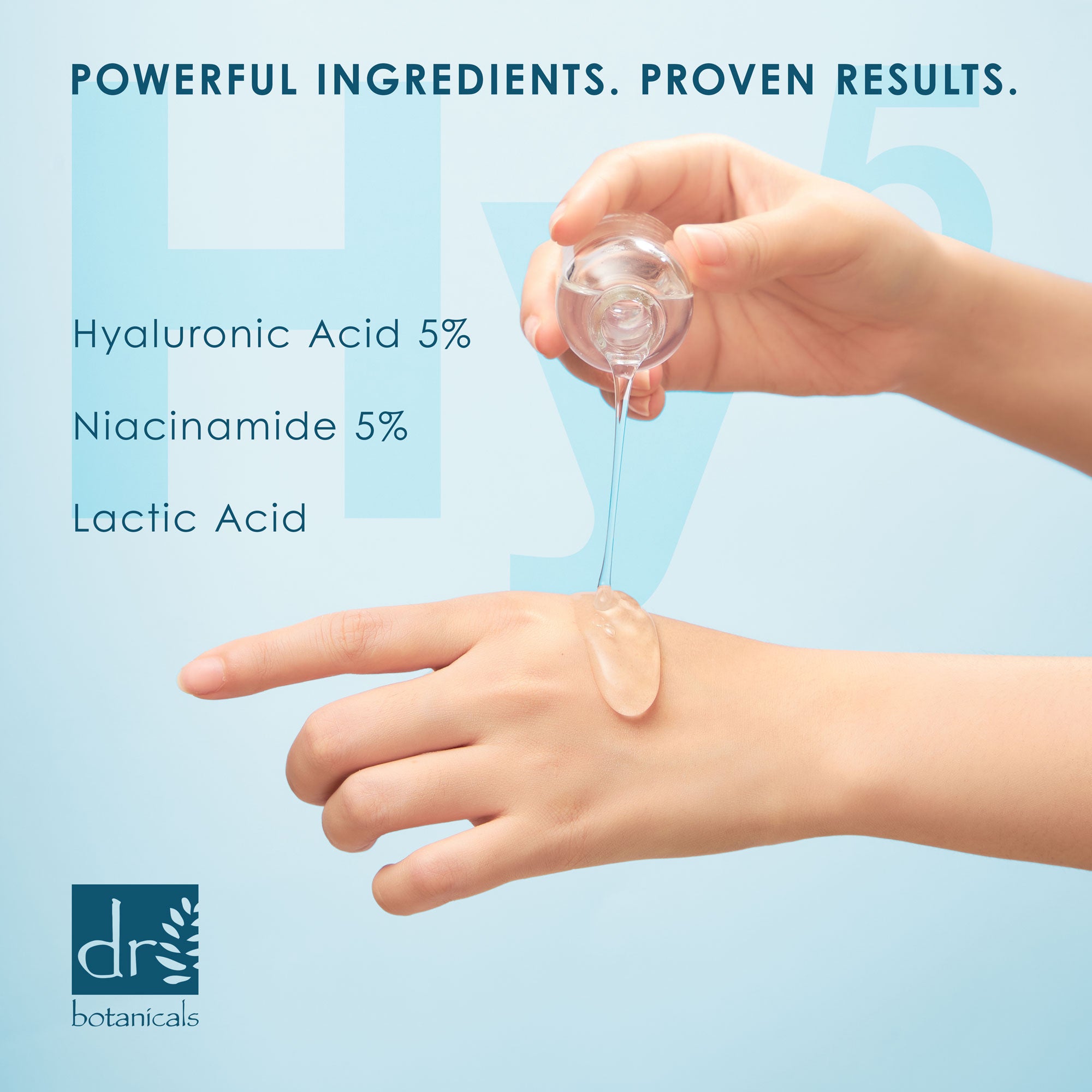 Feuchtigkeitsspendendes Augenserum mit 5 % Hyaluronsäure und 5 % Niacinamid, 15 ml