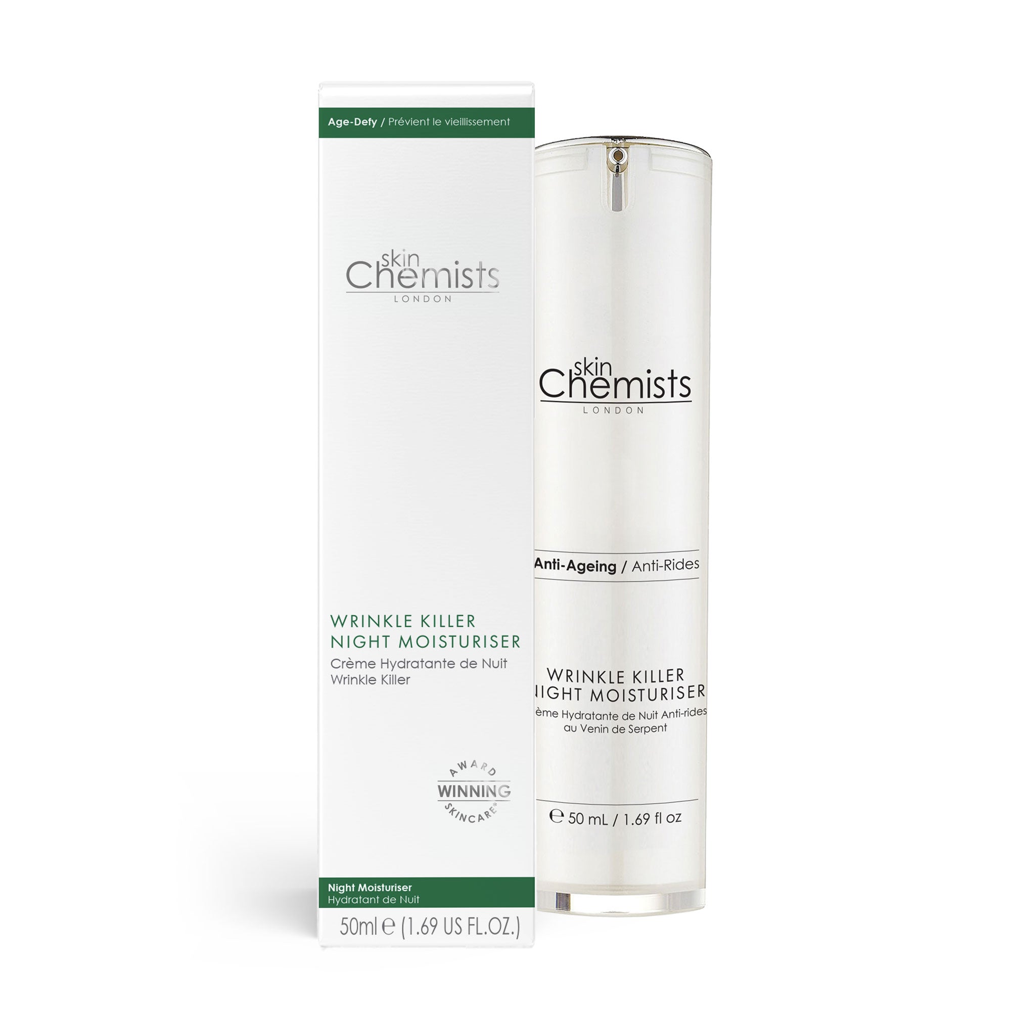 Anti-Aging-Nachtcreme gegen Falten, 50 ml