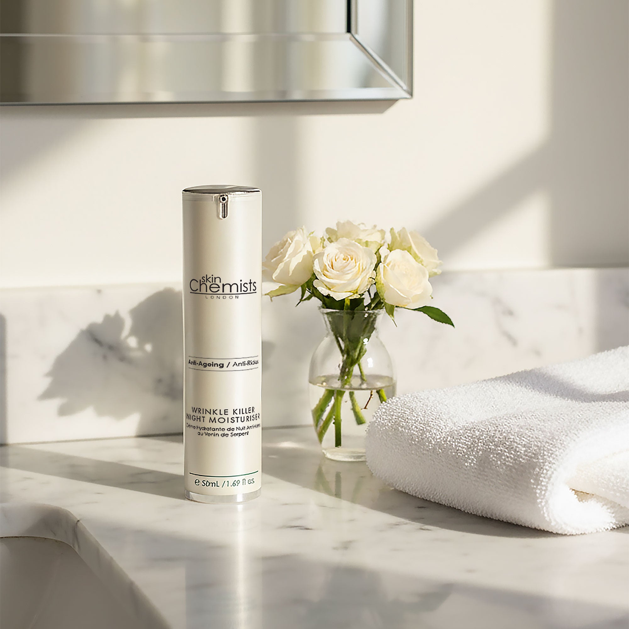 Anti-Aging-Nachtcreme gegen Falten, 50 ml