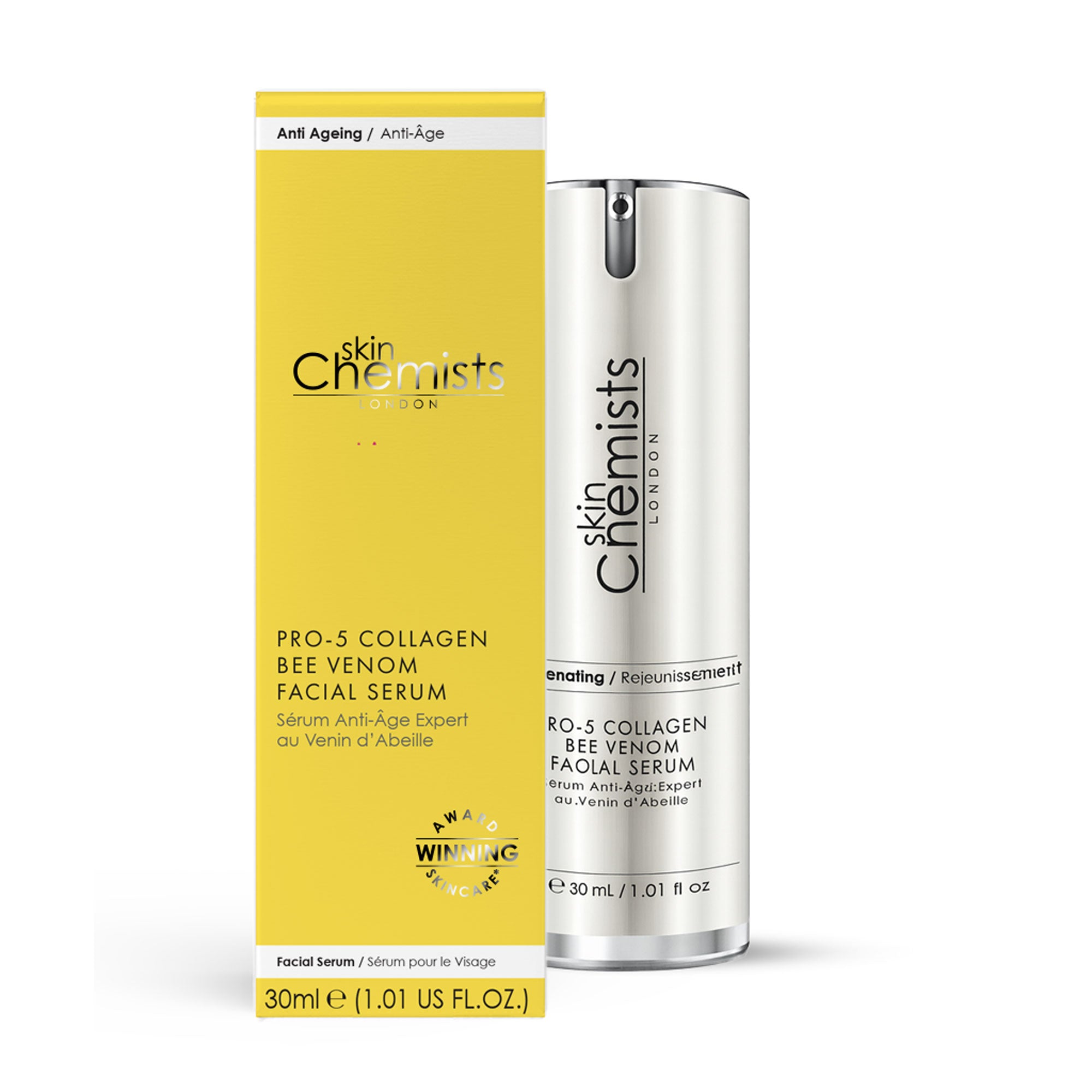 Anti-Ageing Pro-5 Collagen Bee Venom Facial Serum 30ml