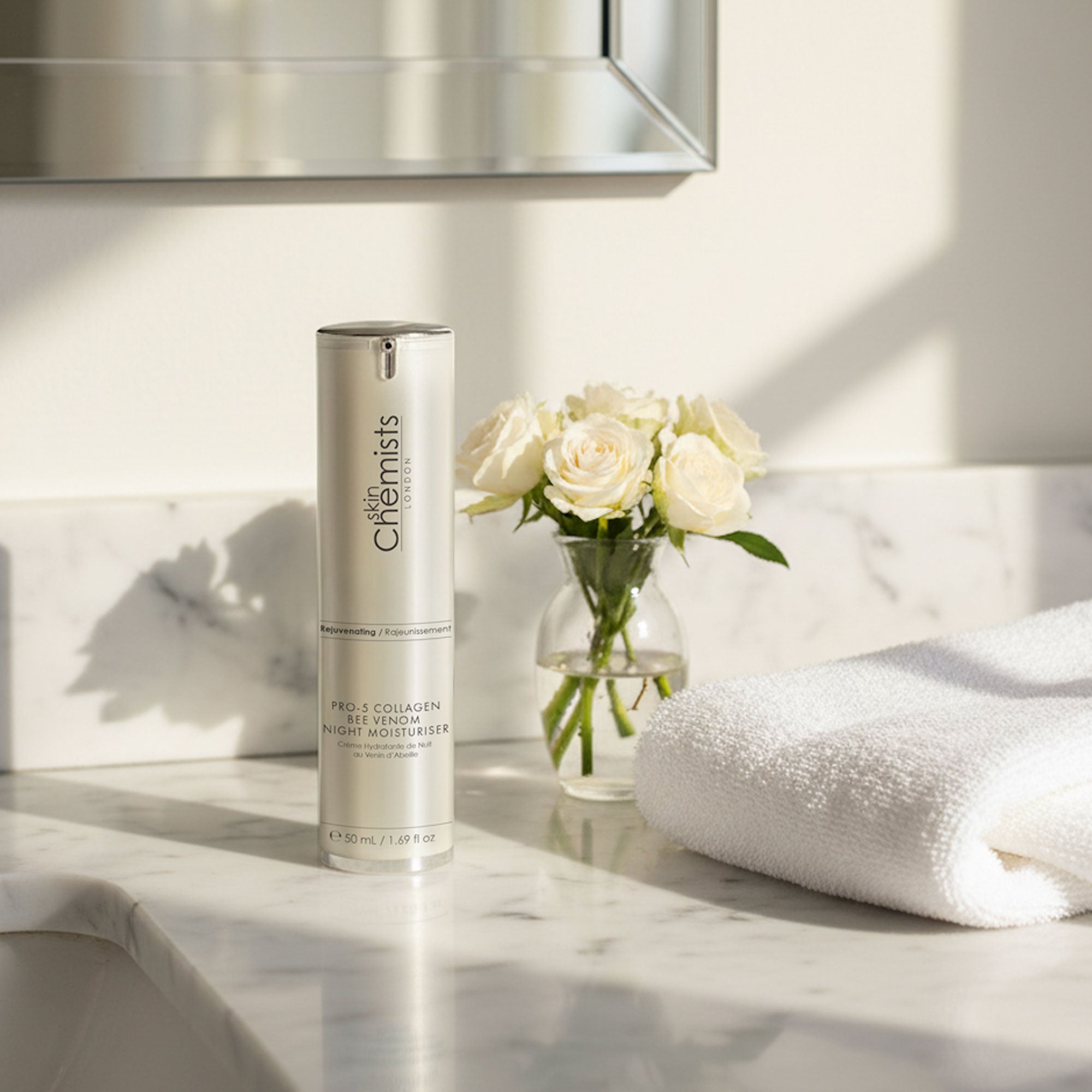 Crème de nuit anti-âge Pro-5 au collagène et au venin d'abeille 50 ml