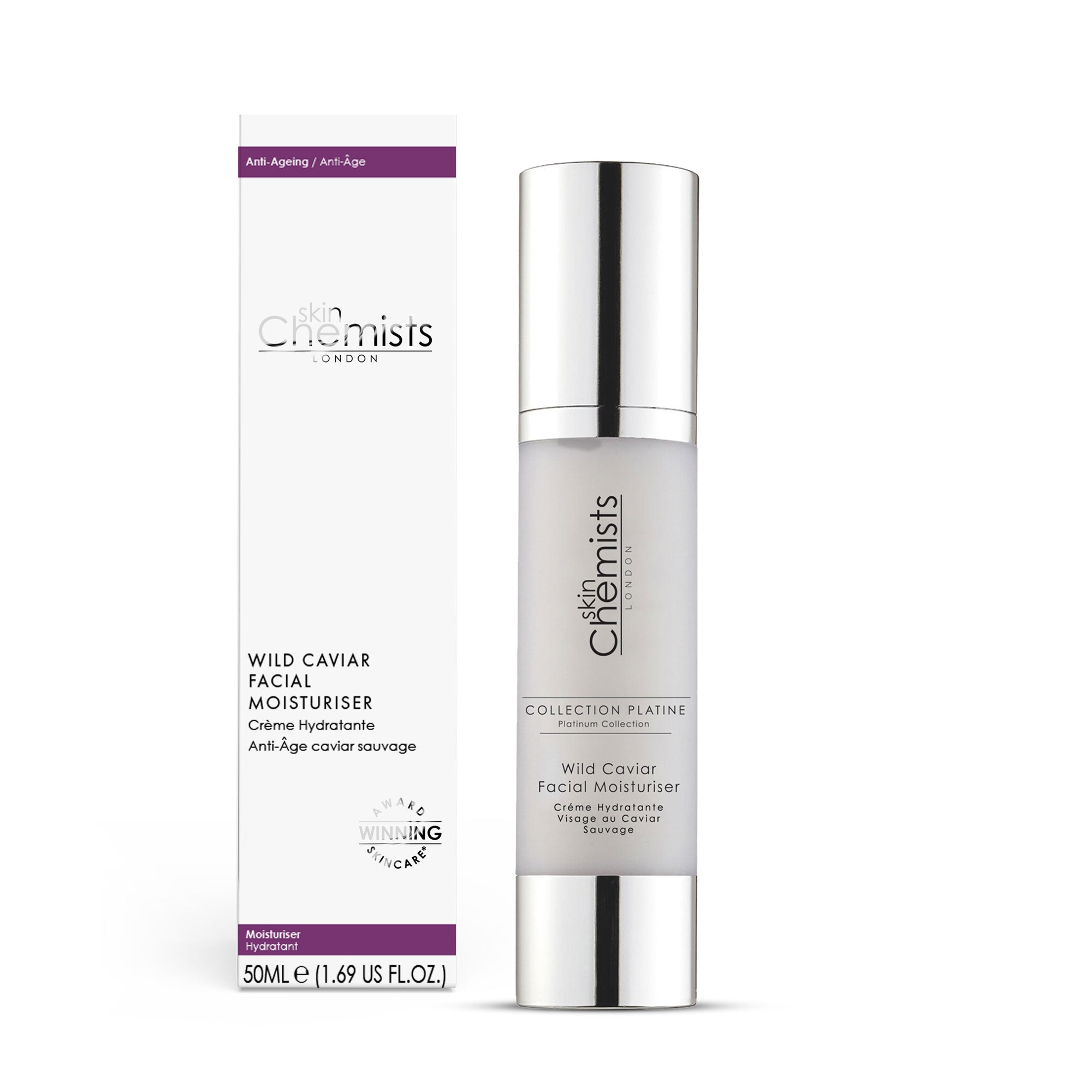 Gesichtscreme mit Wildkaviar, 50 ml