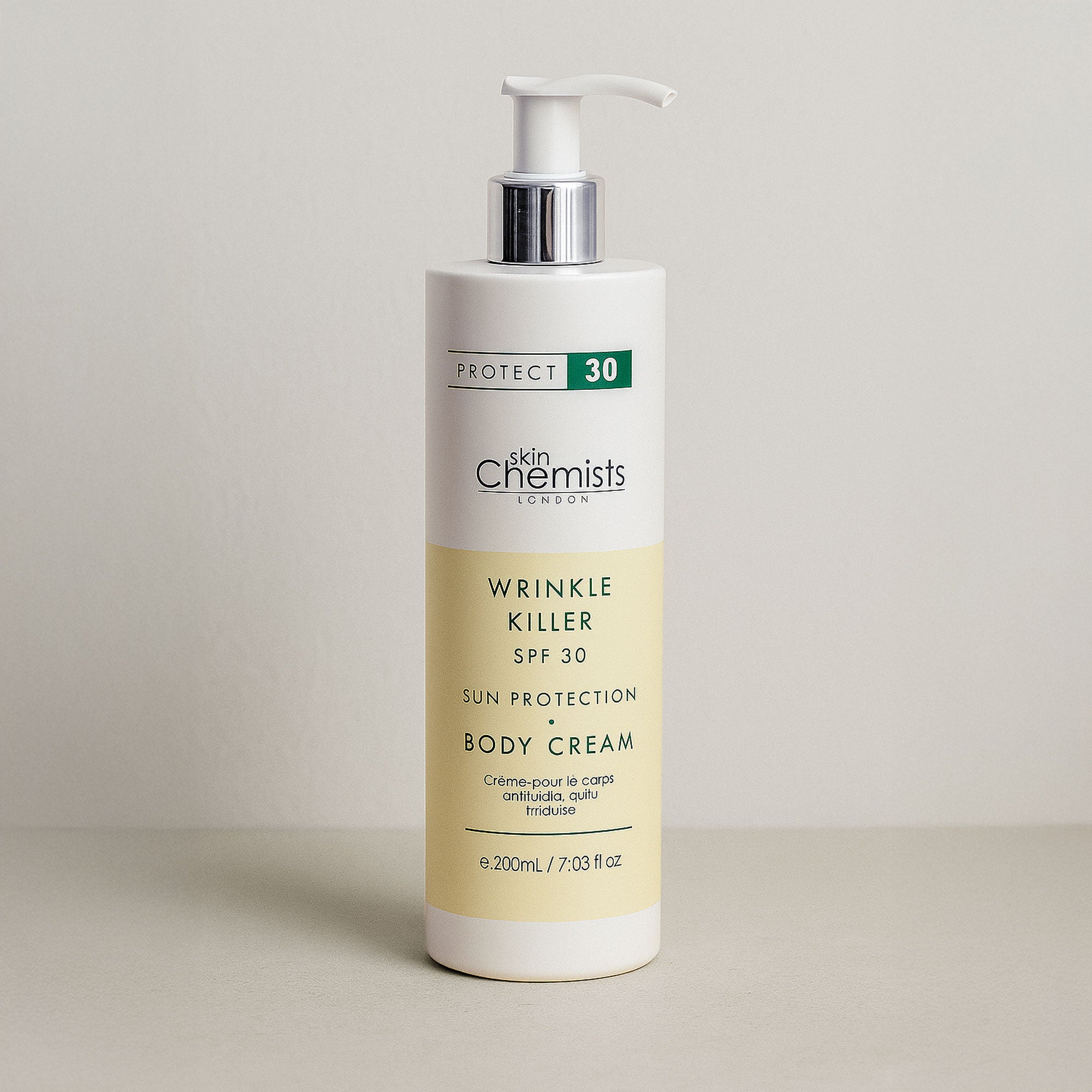 Faltenbekämpfende Sonnenschutz-Körpercreme LSF 30 200 ml