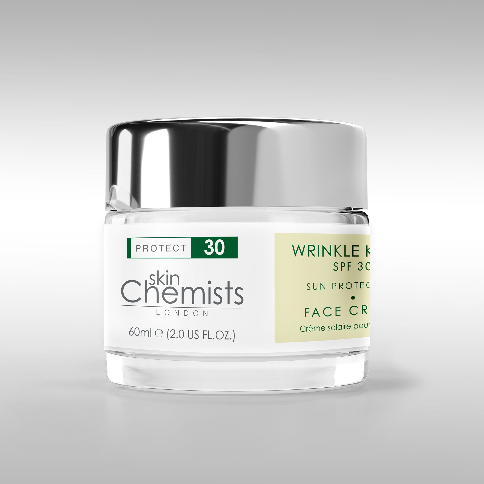 Faltenbekämpfende Tagescreme mit Sonnenschutz LSF 30, 60 ml