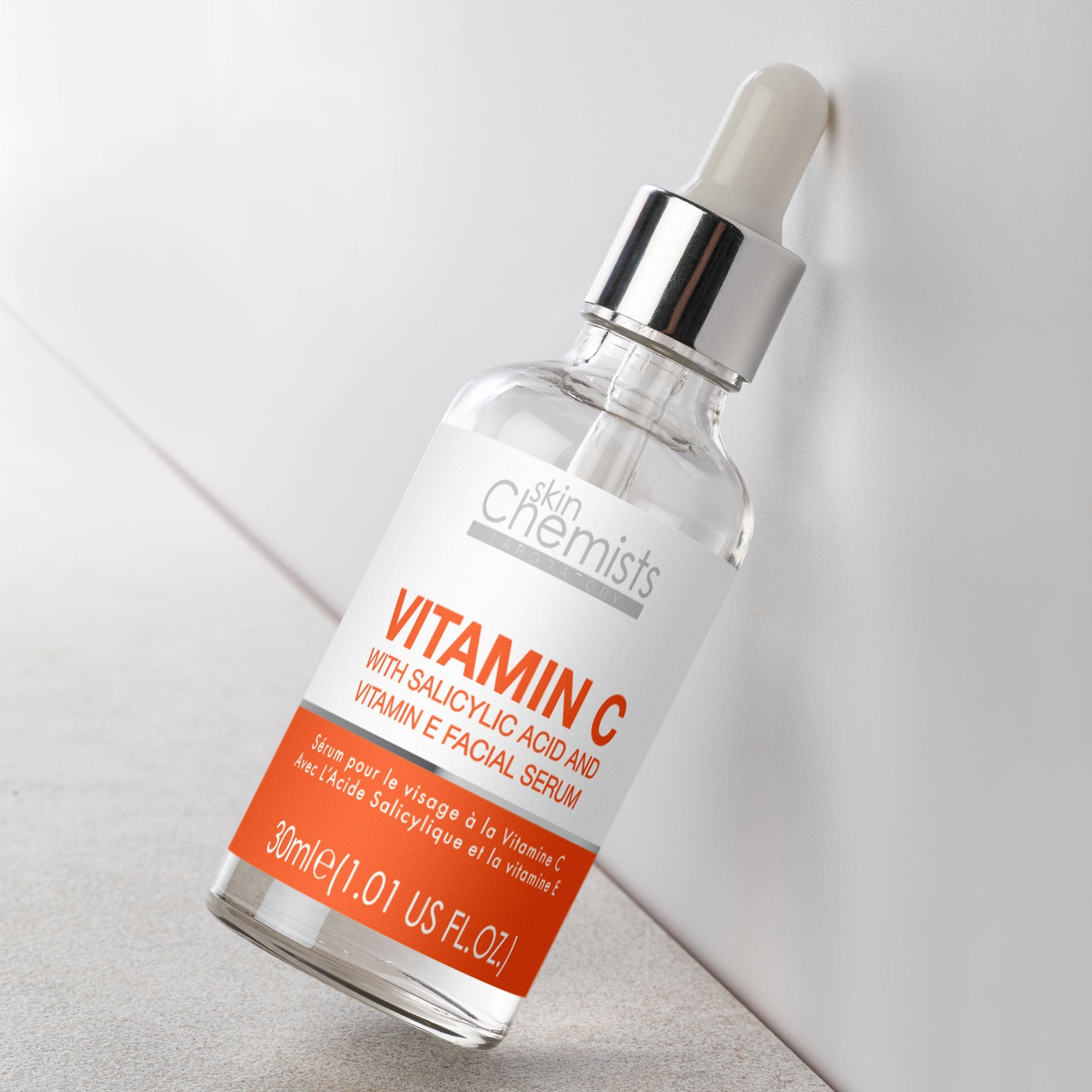 Sérum visage anti-âge à la vitamine C et à l'acide salicylique 30 ml