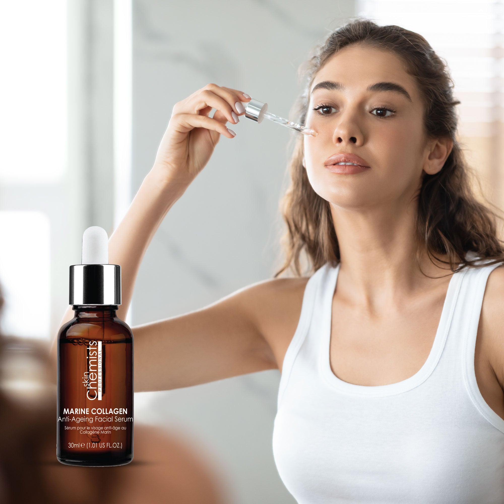 Anti-Aging-Gesichtsserum mit Meereskollagen, 30 ml