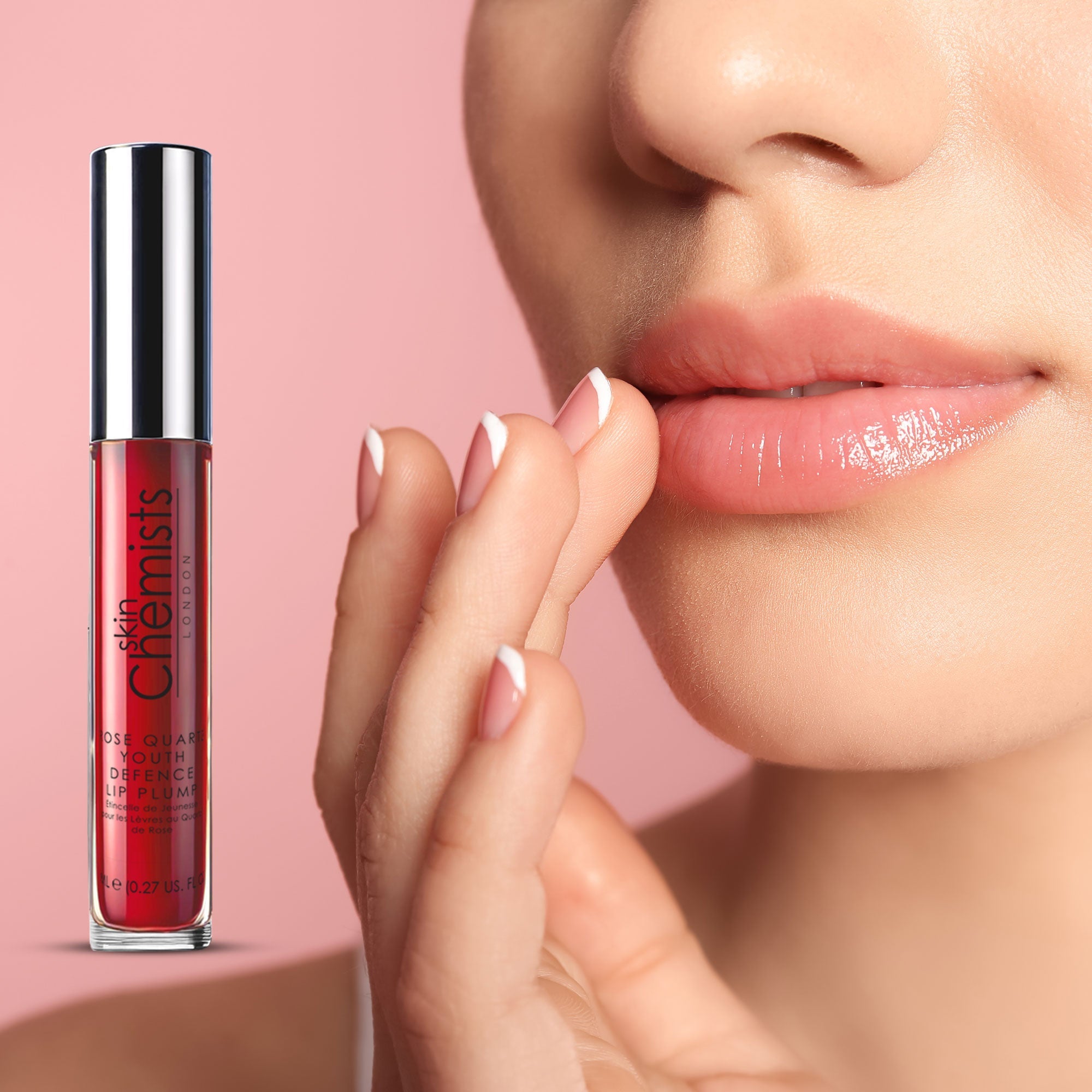 Lot de 2 repulpants pour les lèvres Rose Quartz Youth Defence 8 ml