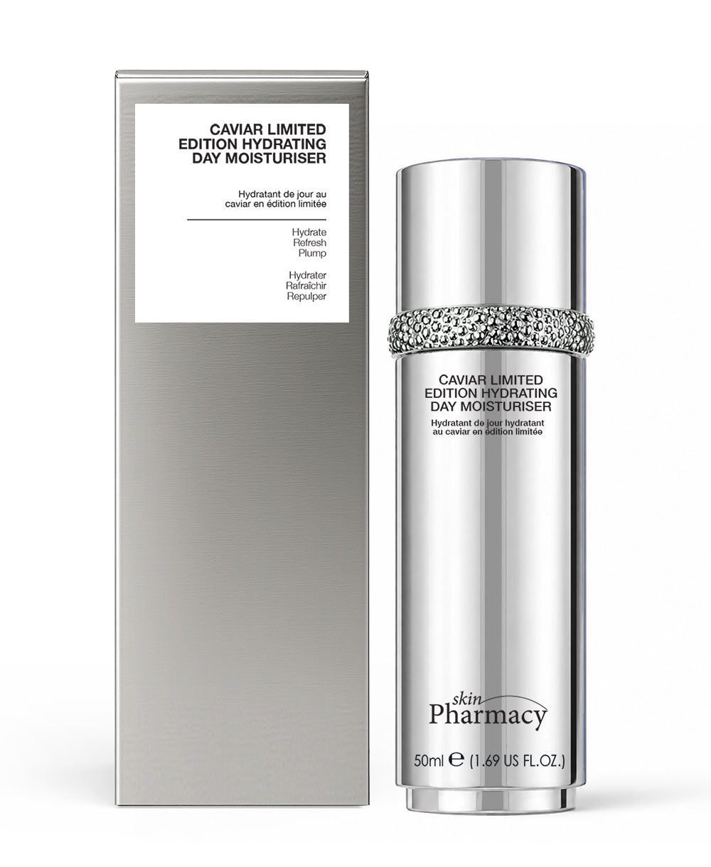 skinPharmacy Caviar Limited Edition Hydrating Day Moisturiser with box