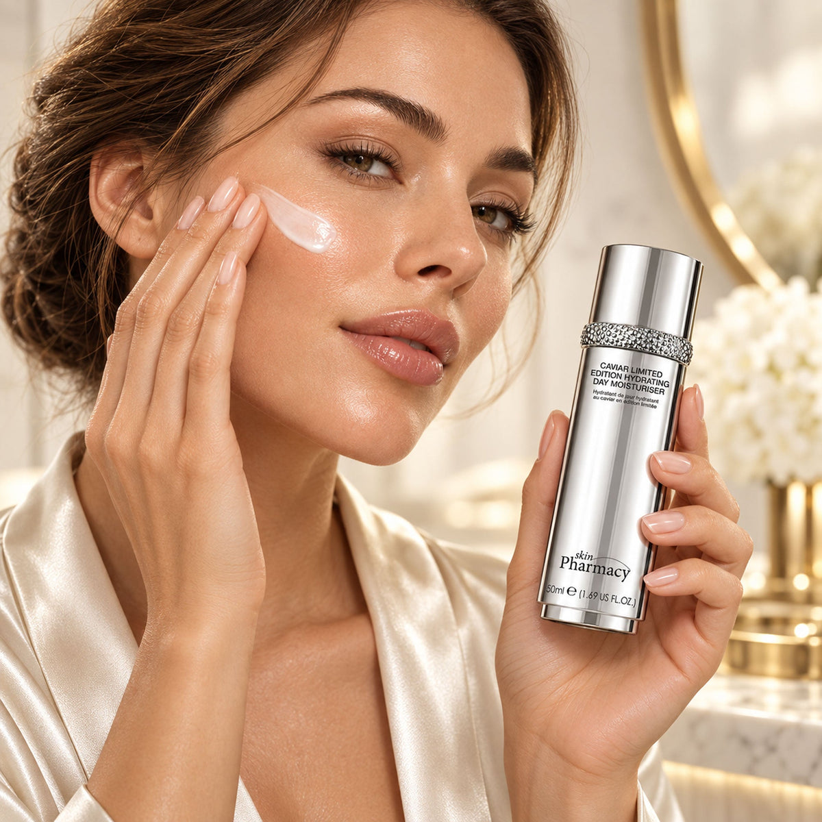 Feuchtigkeitsspendende Anti-Aging-Tagescreme mit Kaviar, Limited Edition, 1 % 50ml