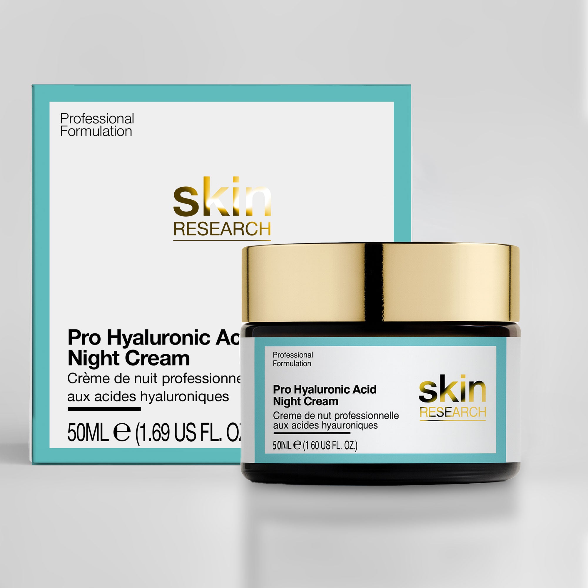 Crème de nuit à l'acide hyaluronique SR Pro 50 ml