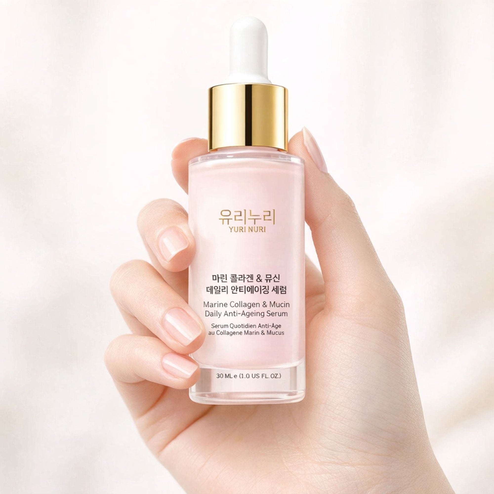 Yuri Nuri 유리누리 Essence éclat anti-âge au mucin 30ml