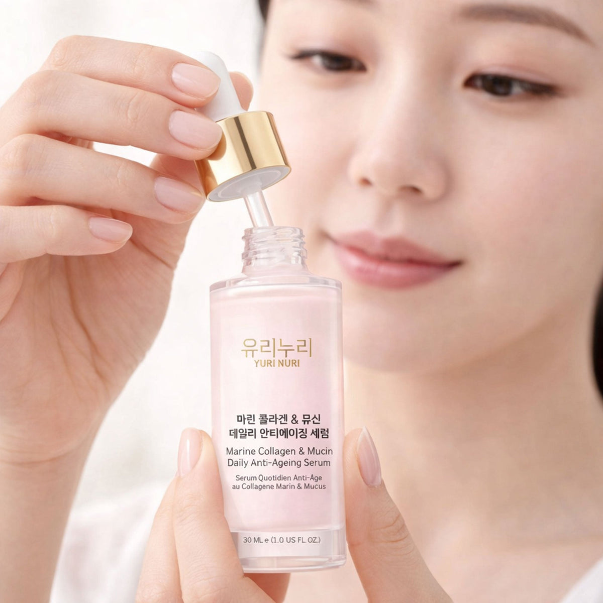 Yuri Nuri 유리누리 Essence éclat anti-âge au mucin 30ml
