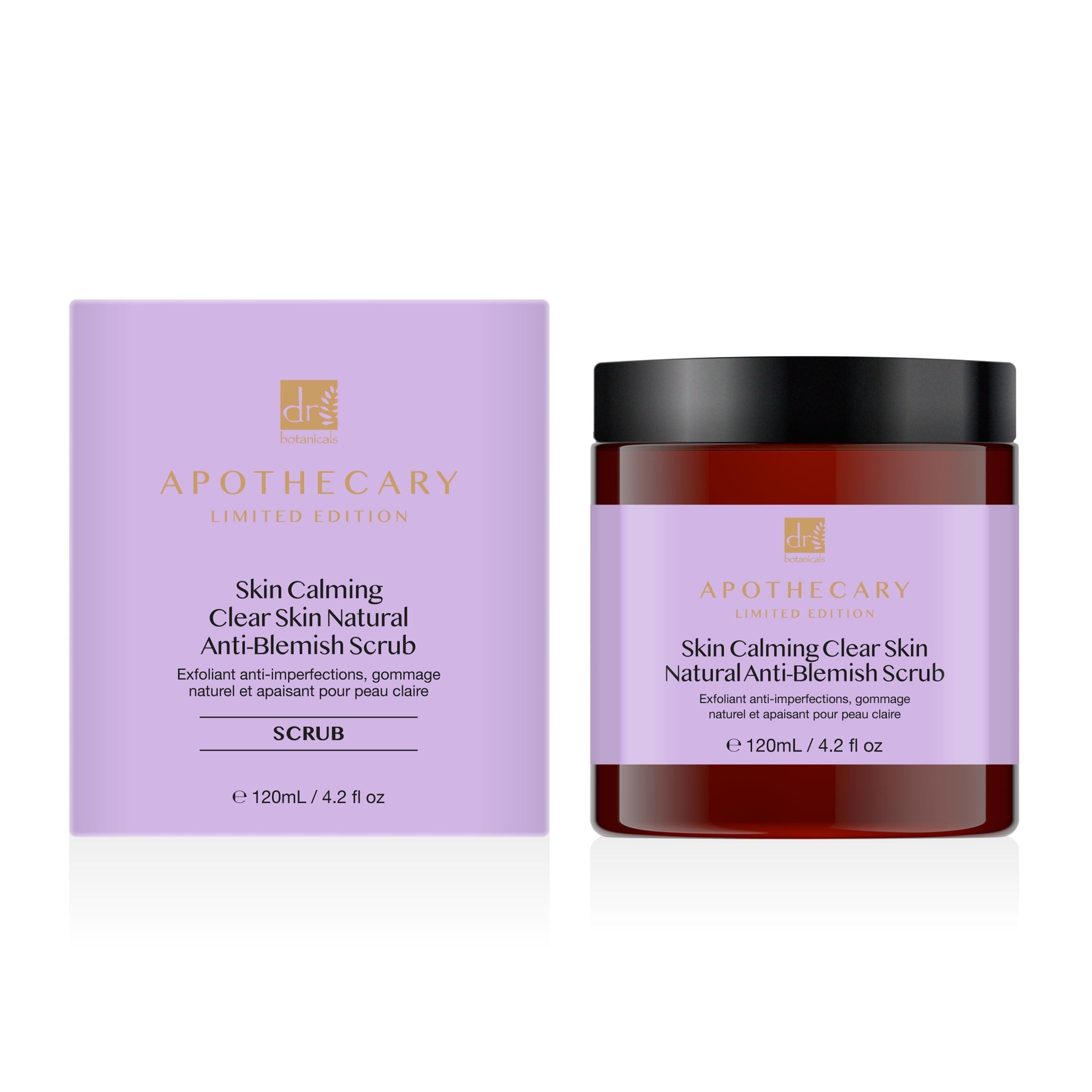 Skin Calming Clear Skin Natural Anti-Blemish Scrub 120ml Twin Value Savings Pack