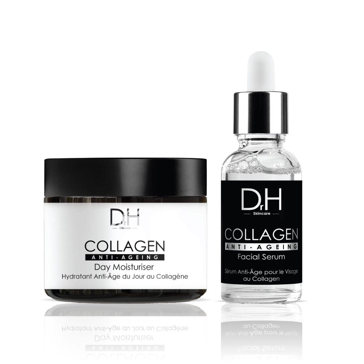 Anti-Aging-Kollagen-Gesichtsserum 30 ml + Anti-Aging-Kollagen-Tagescreme 60 ml