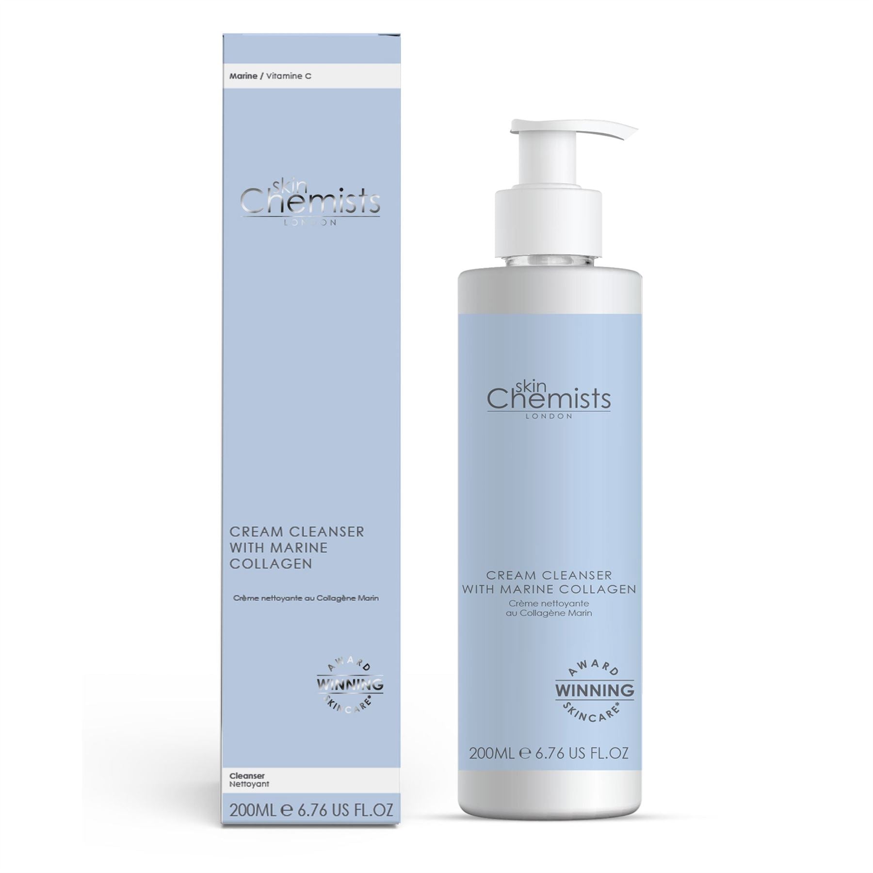 skinChemists Anti-Ageing Foaming Gel Cleanser with Marine Collagen 200ml