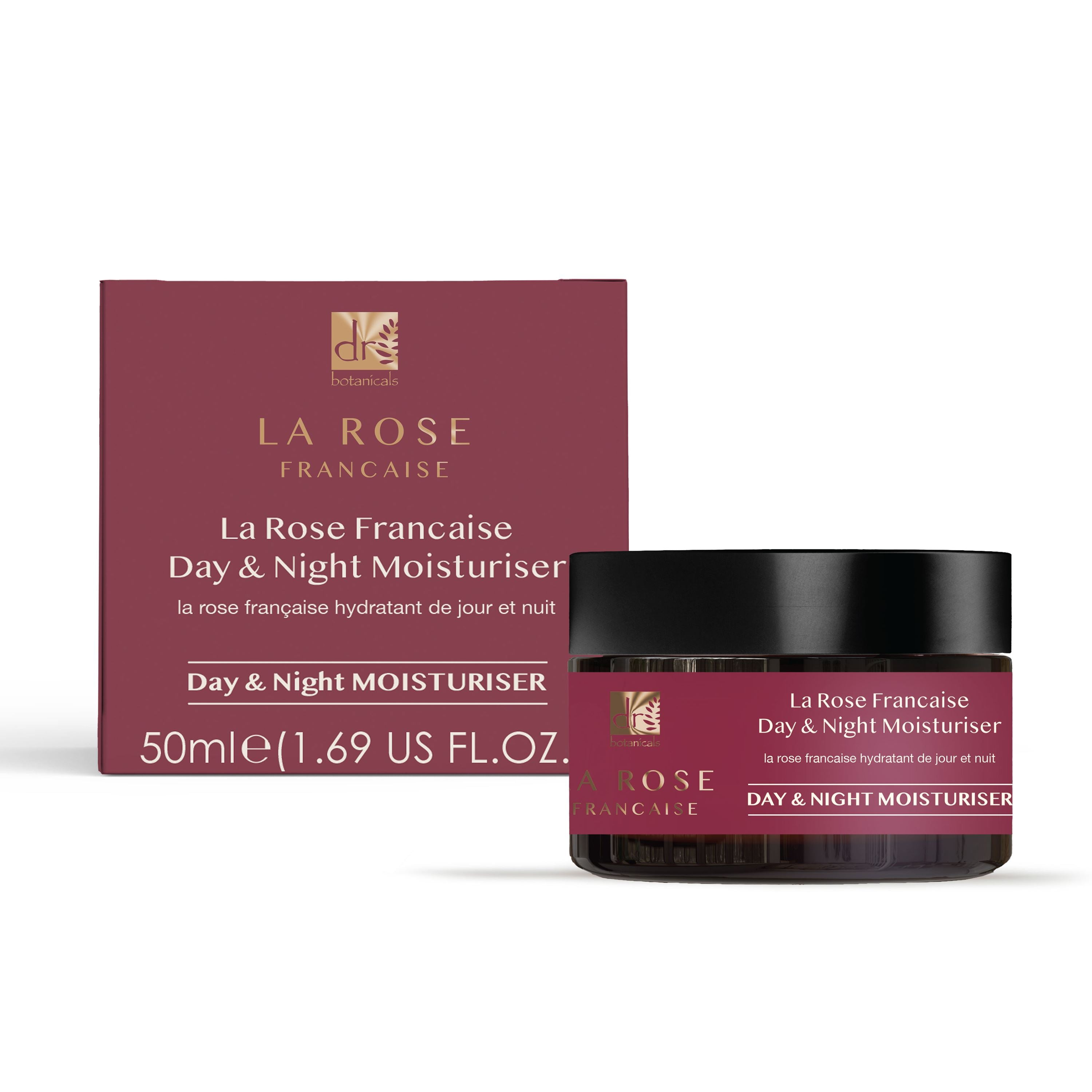 Anti-Aging La Rose Française Duo Feuchtigkeitscreme & Augenserum-Set