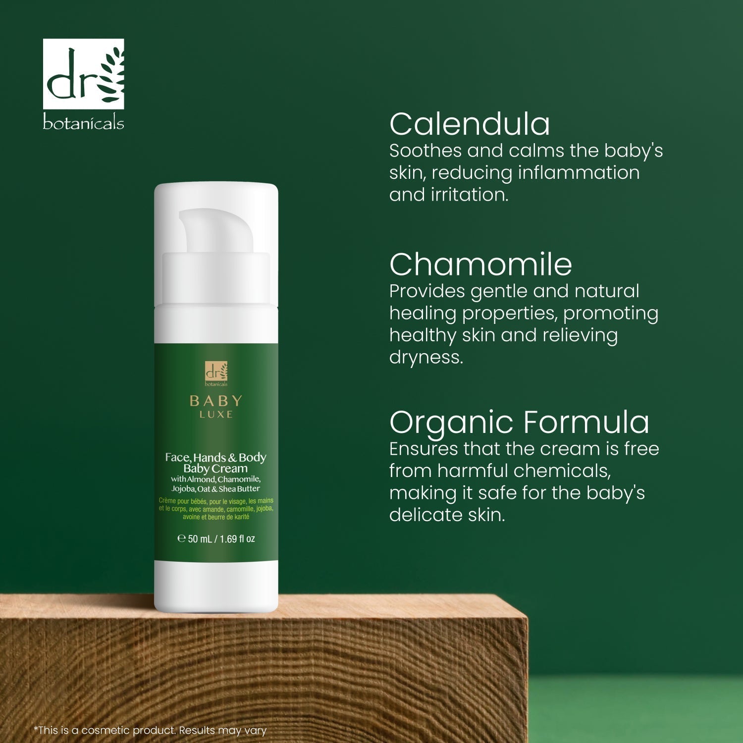 Crème pour le visage, les mains et le corps Baby Lux 50 ml