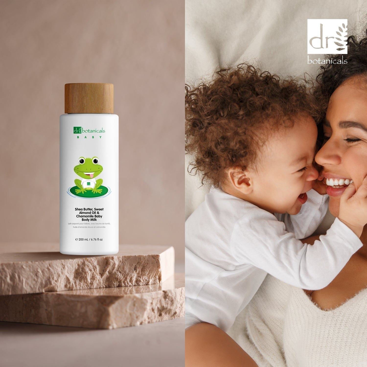 Baby-Körperlotion mit Süßmandelöl und Kamille, 200 ml