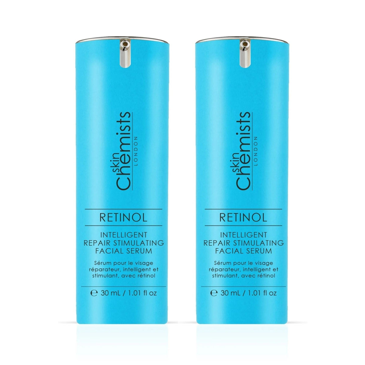 skinChemists Retinol Intelligent Repair Stimulating Facial Serum 30ml Twin Value Savings Pack - skinChemists