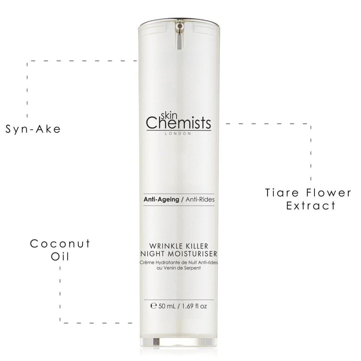 Wrinkle Killer Anti-Ageing Night Moisturiser 50ml