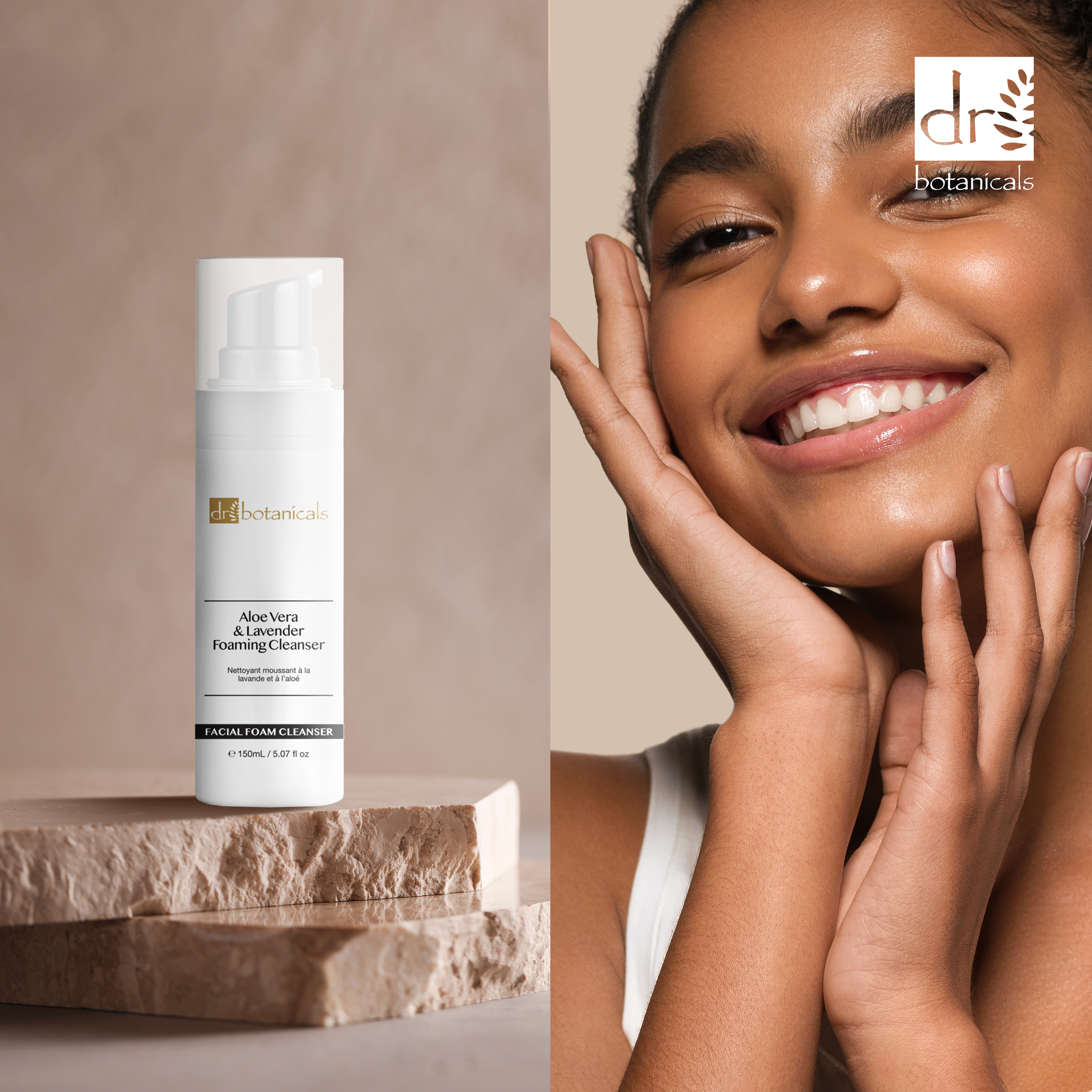 Aloe Vera & Lavendel Gesichtsreinigungsschaum 150 ml