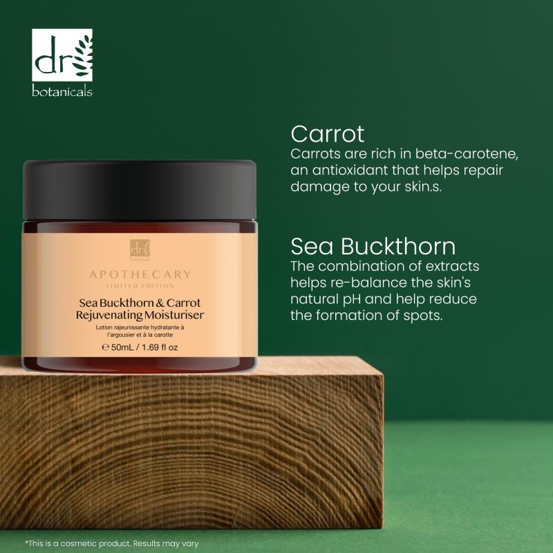 Regenerierende Feuchtigkeitscreme mit Sanddorn und Karotte, 50 ml