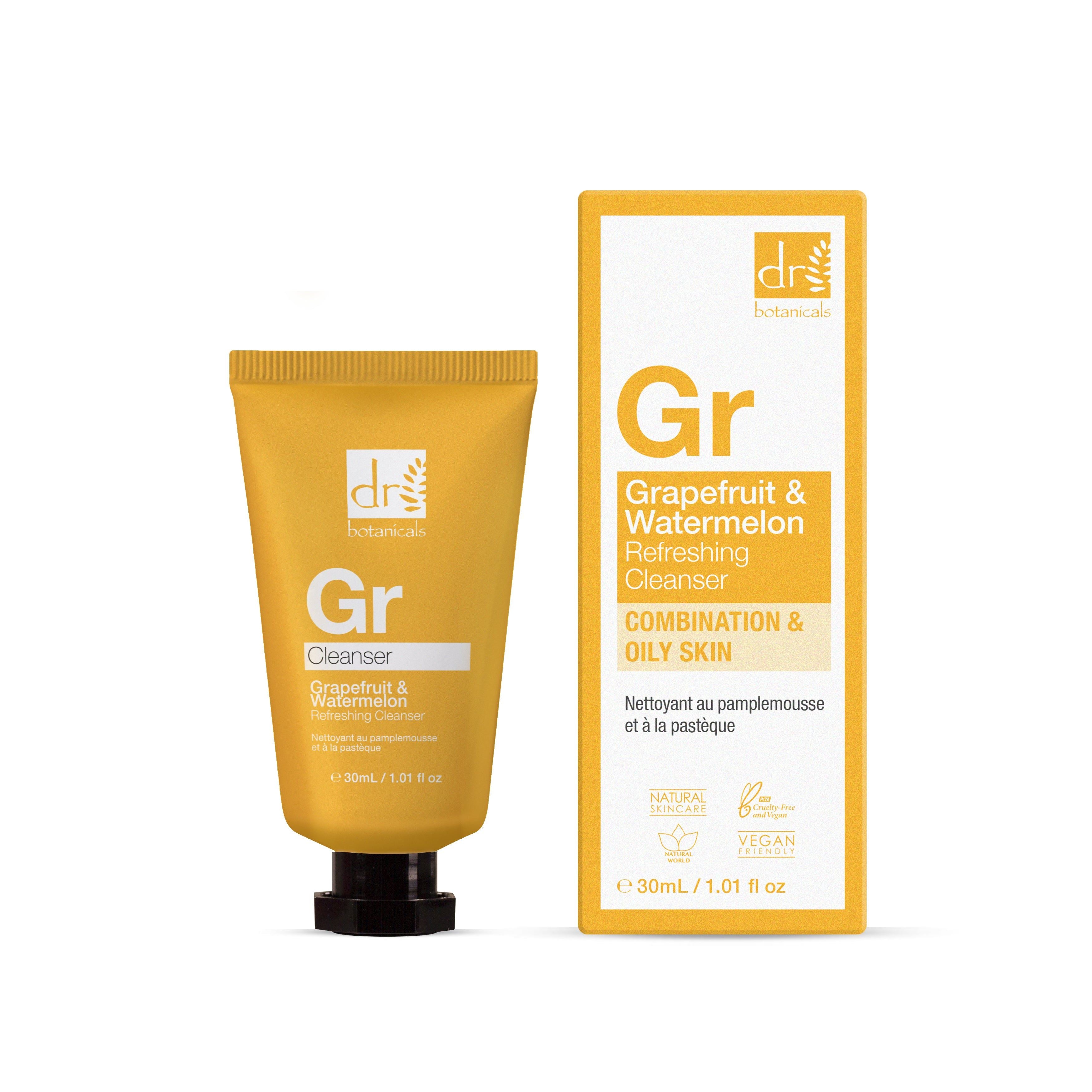 Erfrischendes Reinigungsduo aus Grapefruit und Wassermelone