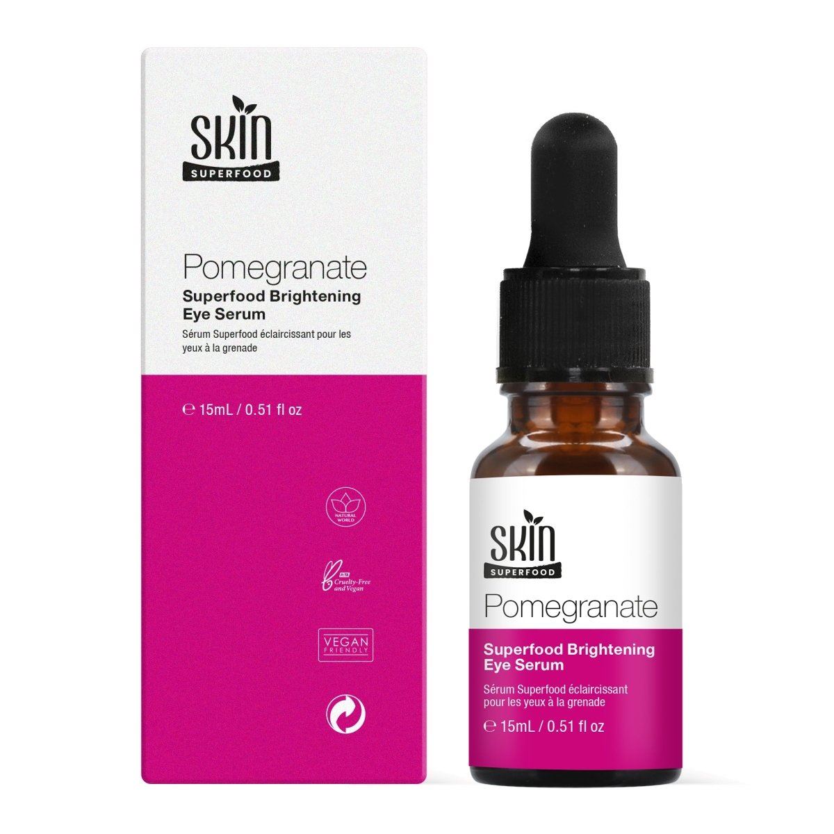 Anti-Aging-Augenserum mit Granatapfel-Superfood, 15 ml