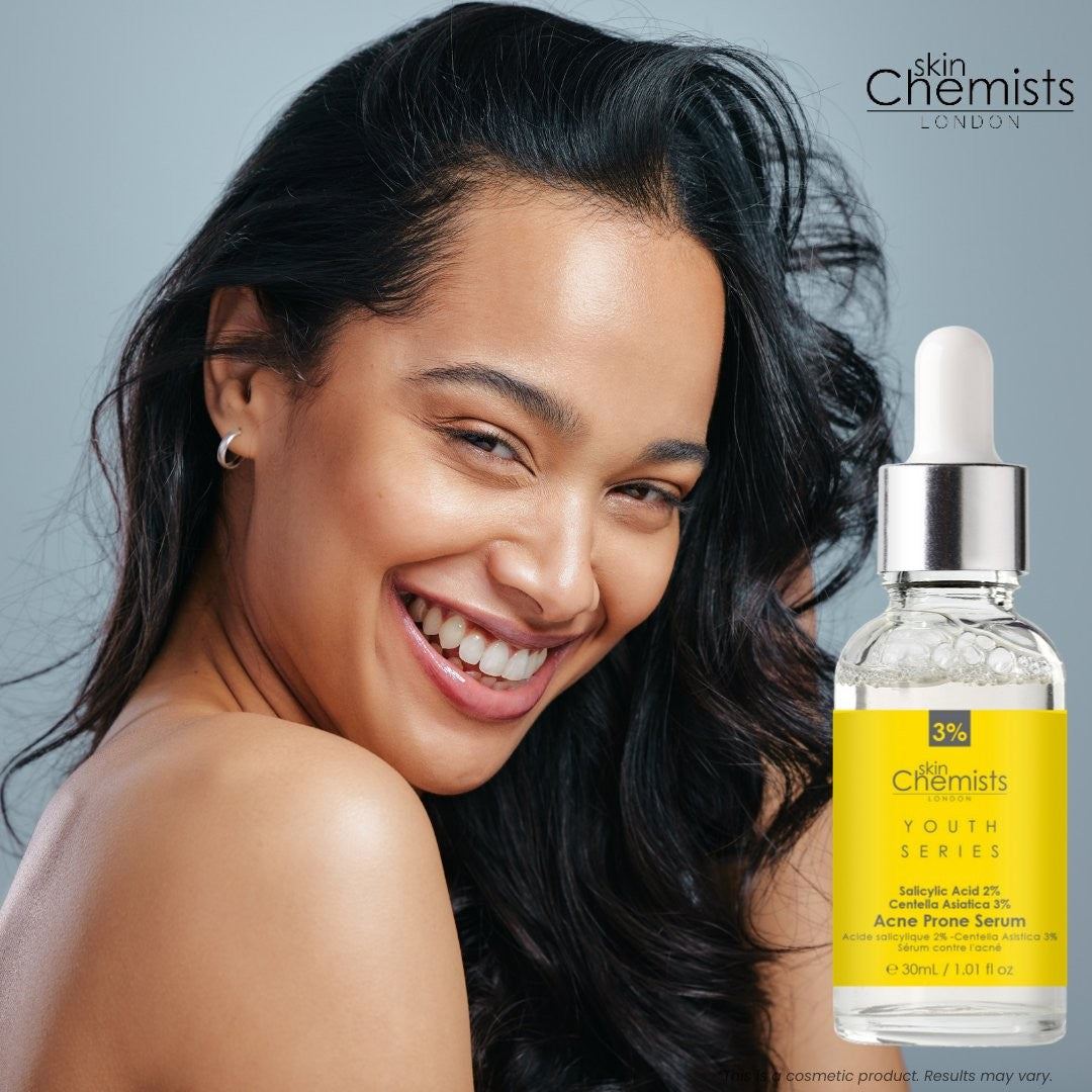 Sérum pour peaux à tendance acnéique Youth Series, acide salicylique 2 %, centella asiatica 3 %, 30 ml