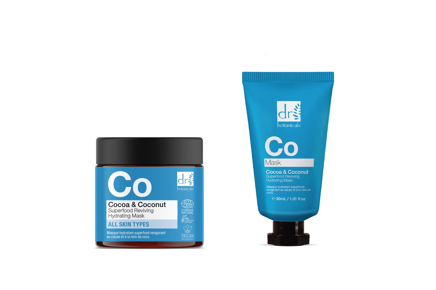 Kakao & Kokosnuss Superfood Revitalisierende Feuchtigkeitsmasken-Duo