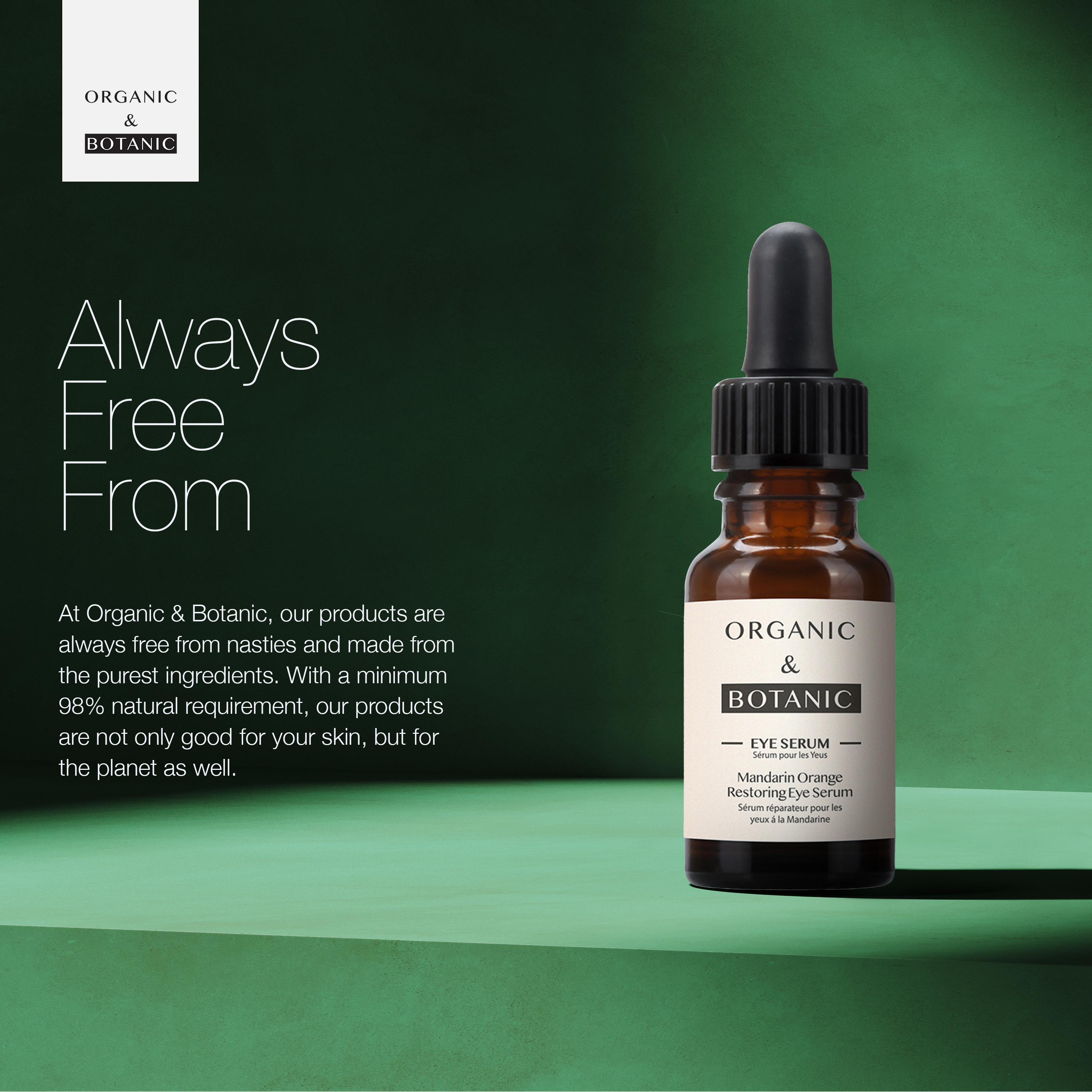 Regenerierendes Augenserum mit Mandarine, 15 ml