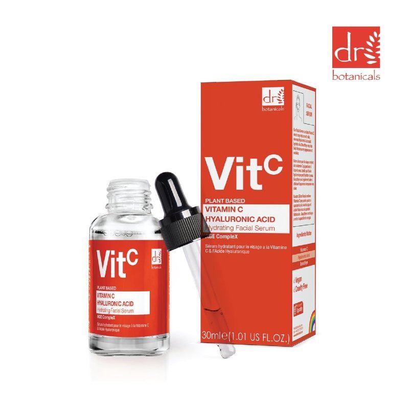 Vitamin C & Hyaluronsäure Anti-Aging Gesichtsserum 30 ml + Vitamin C & Vitamin E Aufhellende Anti-Aging Duo Feuchtigkeitscreme 60 ml