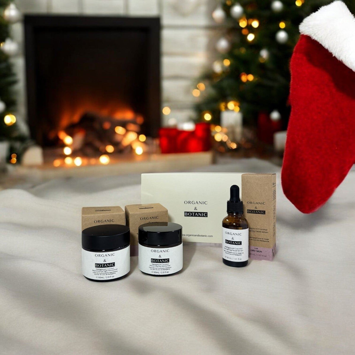 Organic & Botanic Madagascan Coconut Anti-Ageing Skincare Christmas Gift Set - skinChemists