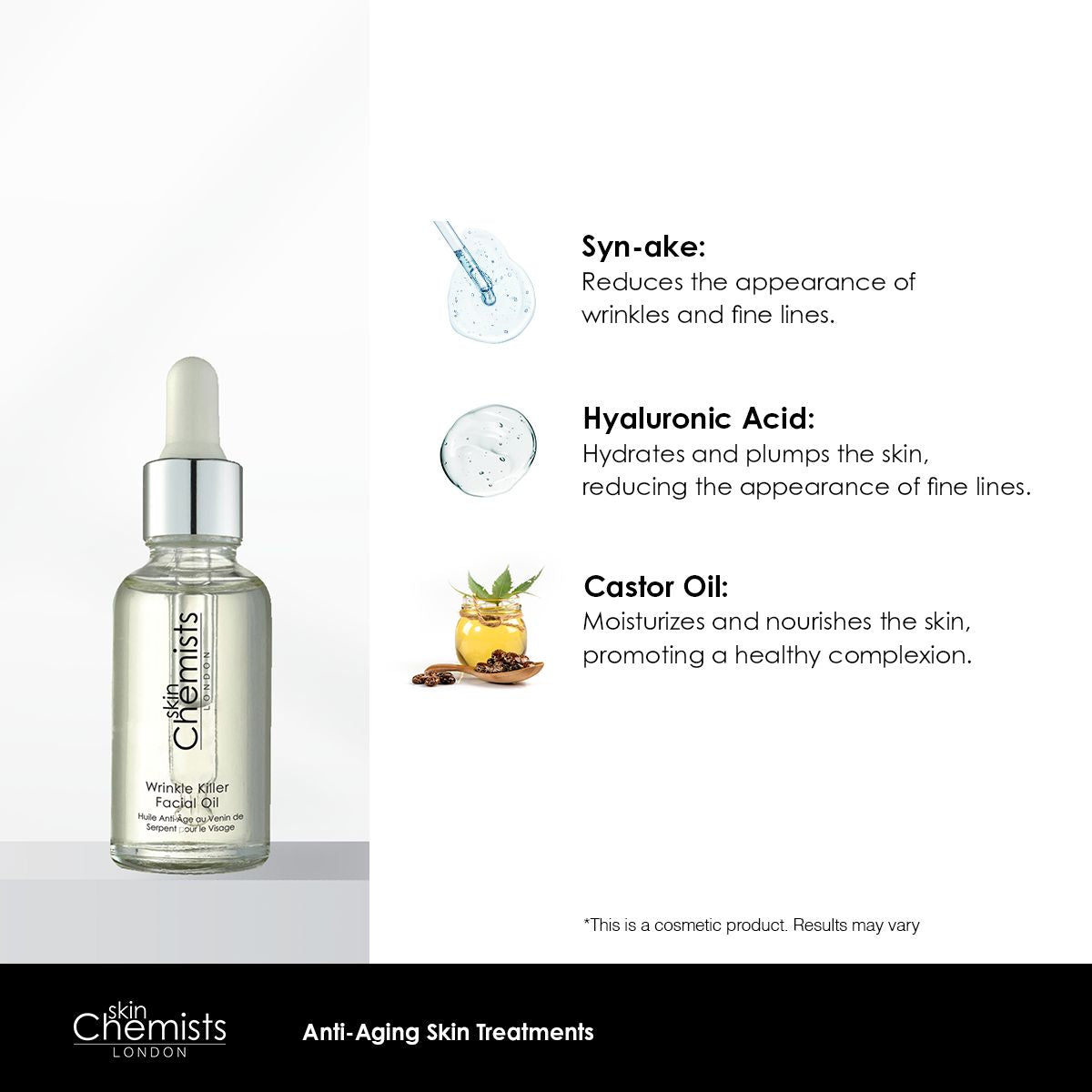 Faltenbekämpfendes Gesichtsöl 30 ml