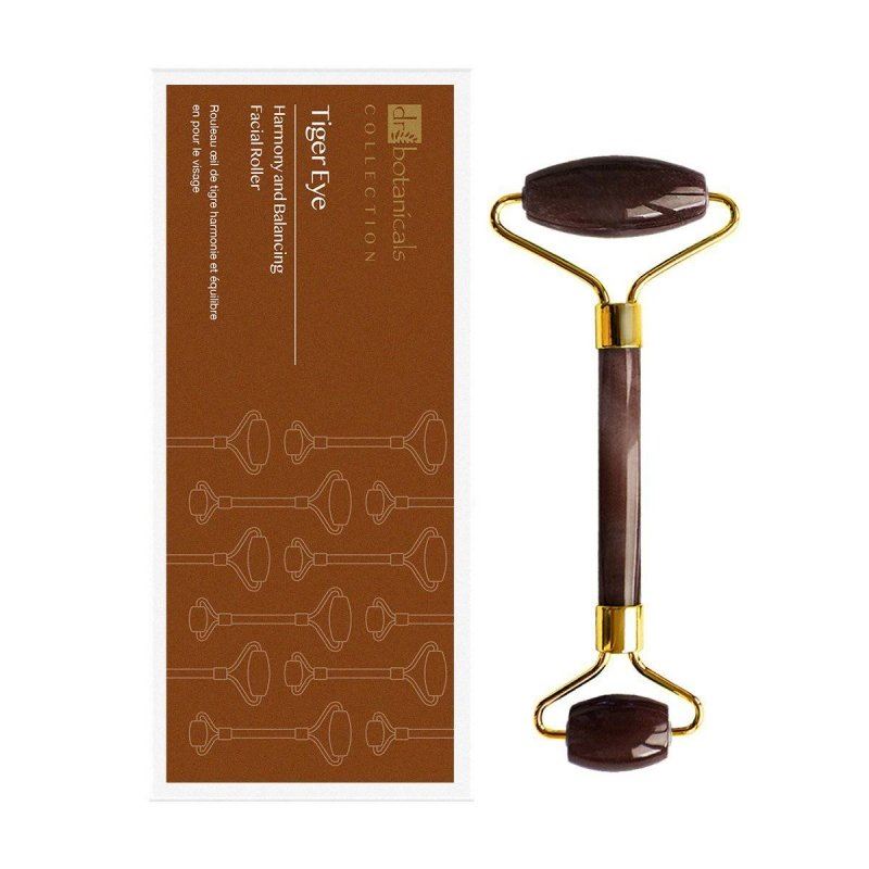 Tiger Eye Harmony & Balancing Facial Roller (Gold Metal Handle)