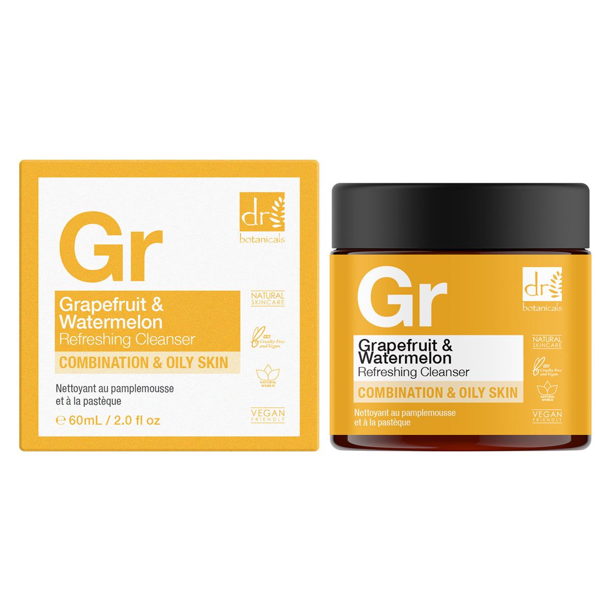 Erfrischendes Reinigungsduo aus Grapefruit und Wassermelone