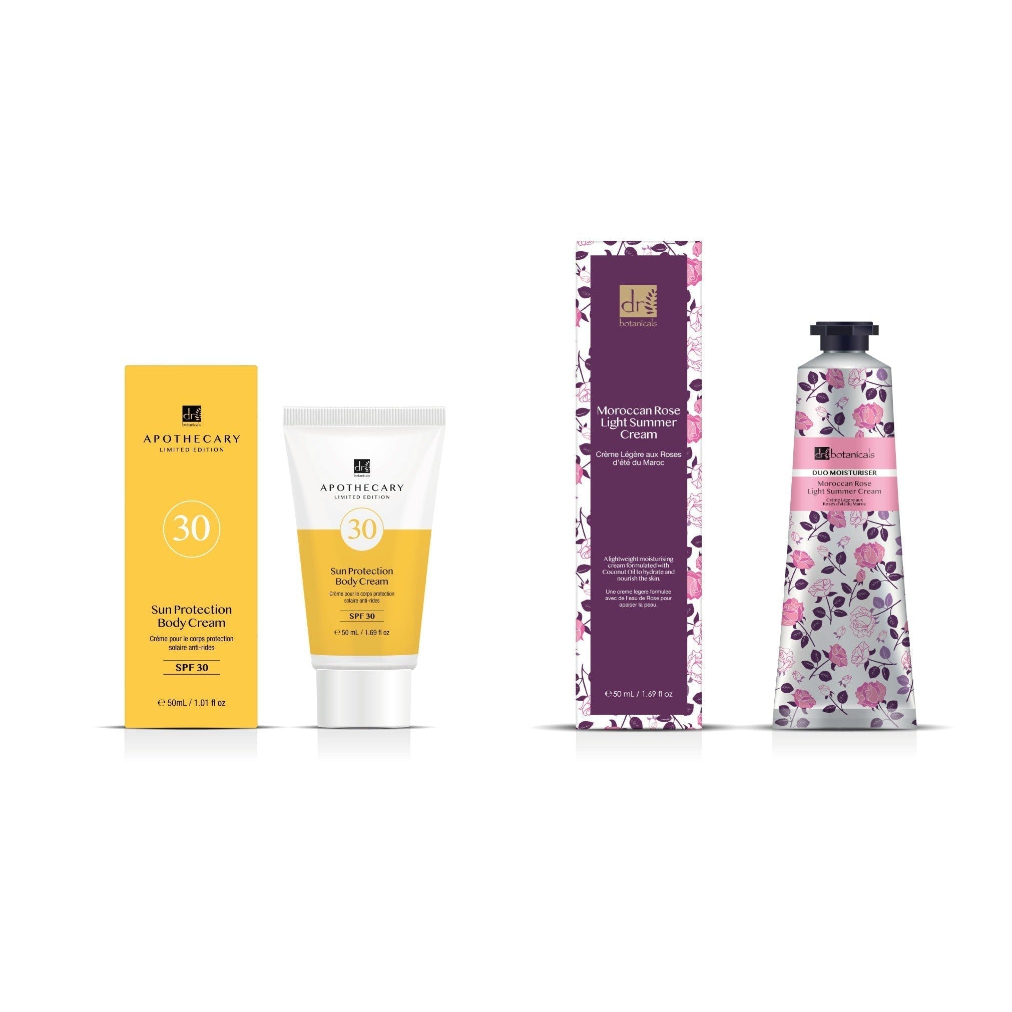 Anti-Ageing SPF 30 Moroccan Rose Light Summer Body Kit