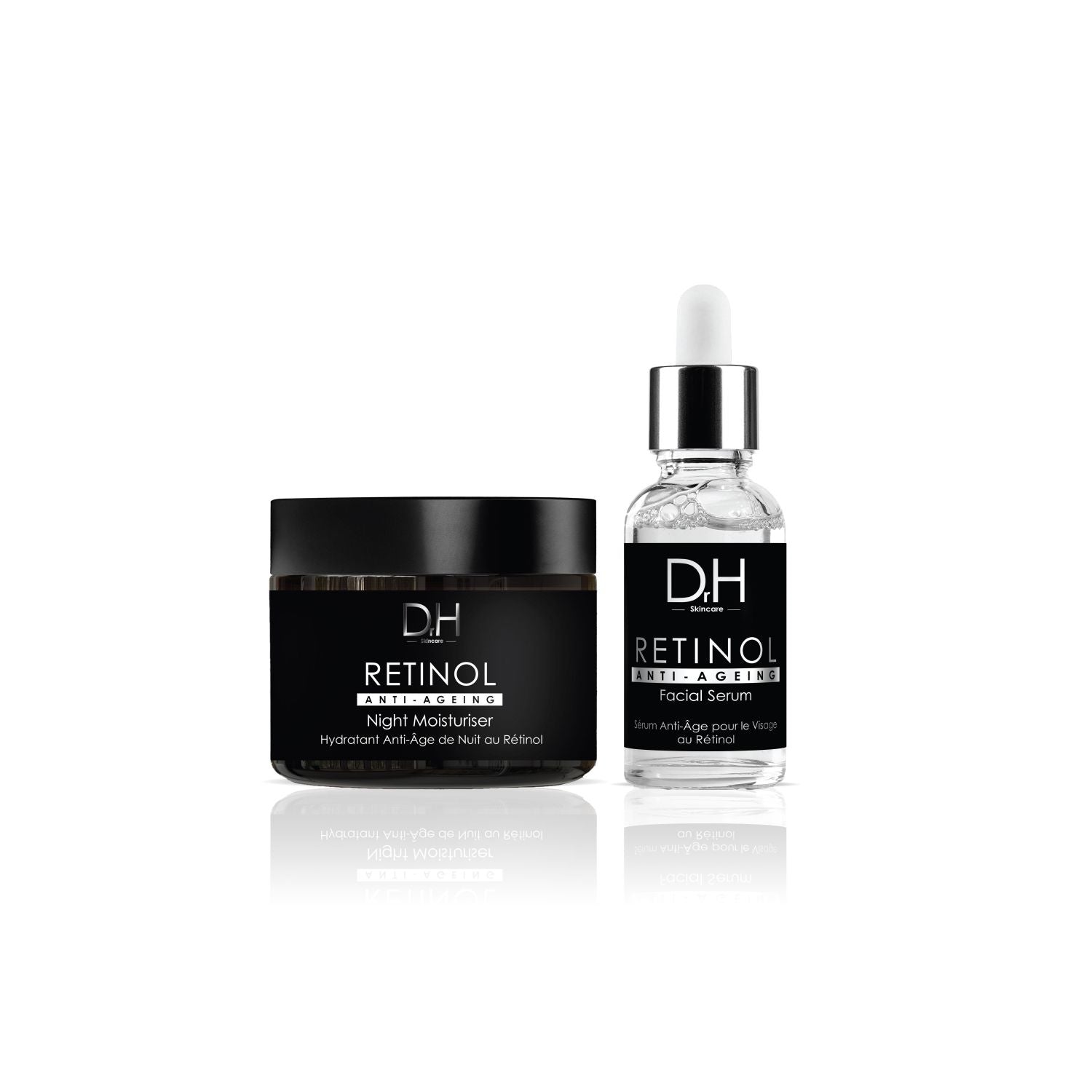 Retinol Anti-Ageing Nachtcreme 60 ml + Retinol Anti-Ageing Gesichtsserum 30 ml