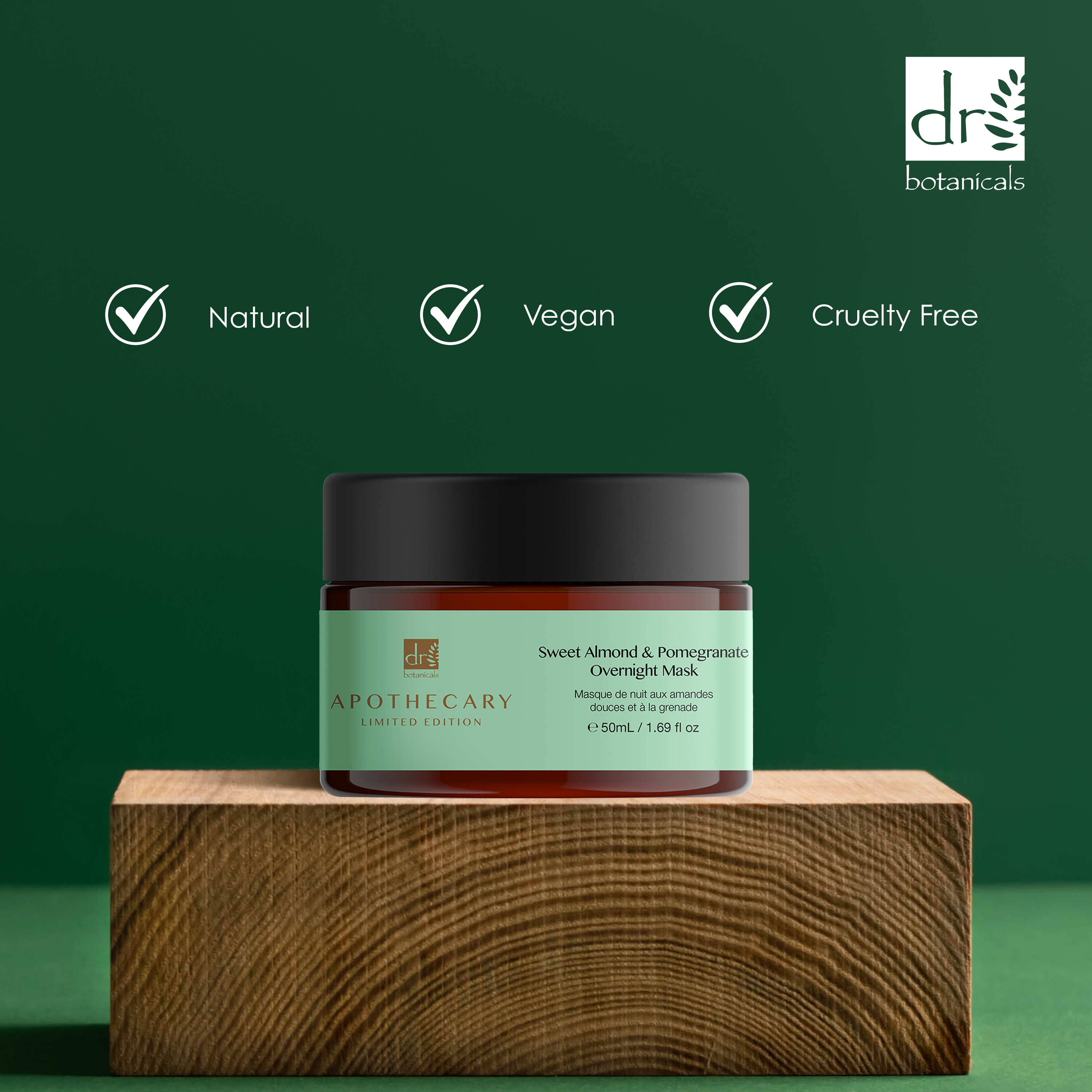 Sweet Almond & Pomegranate Overnight Mask 50ml