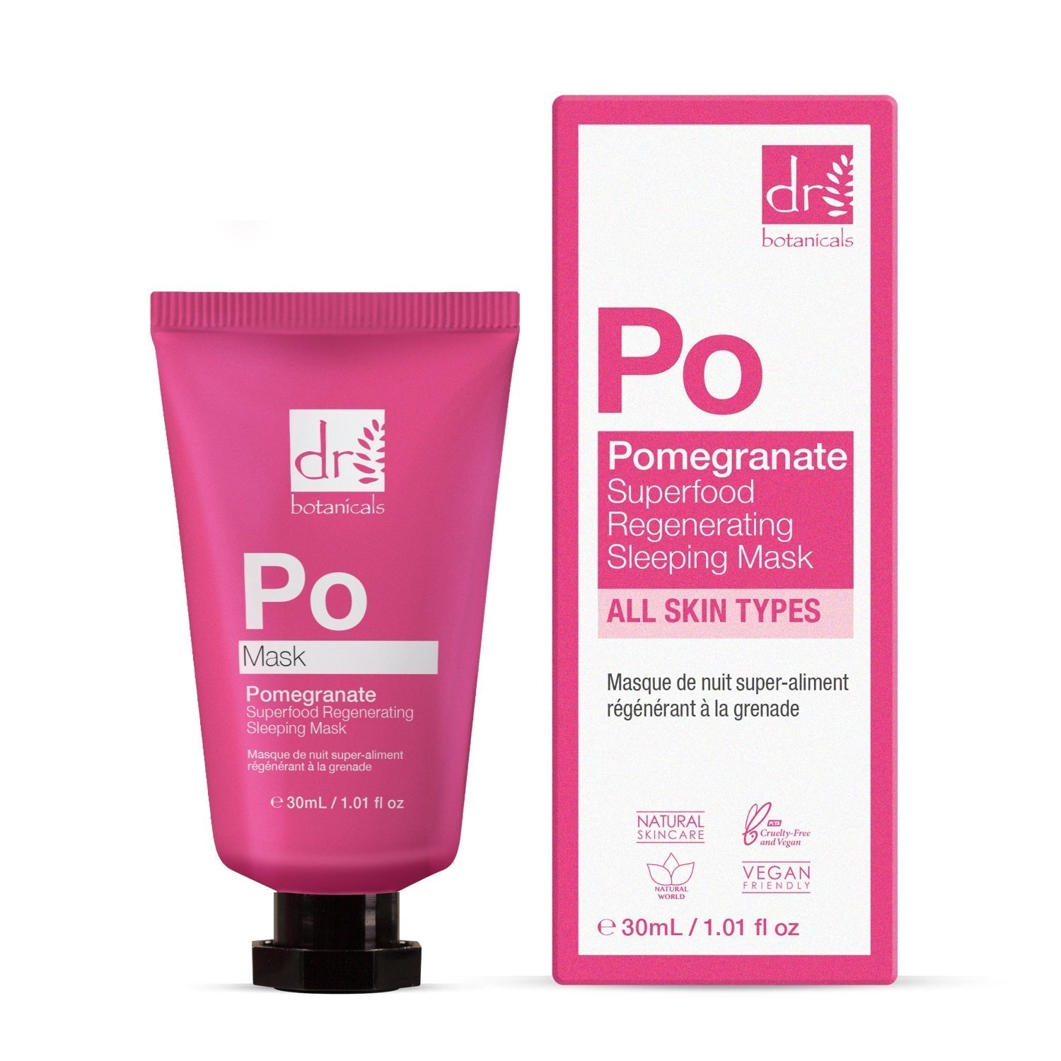 Anti-Aging Granatapfel Superfood Regenerierende Schlafmaske 30 ml