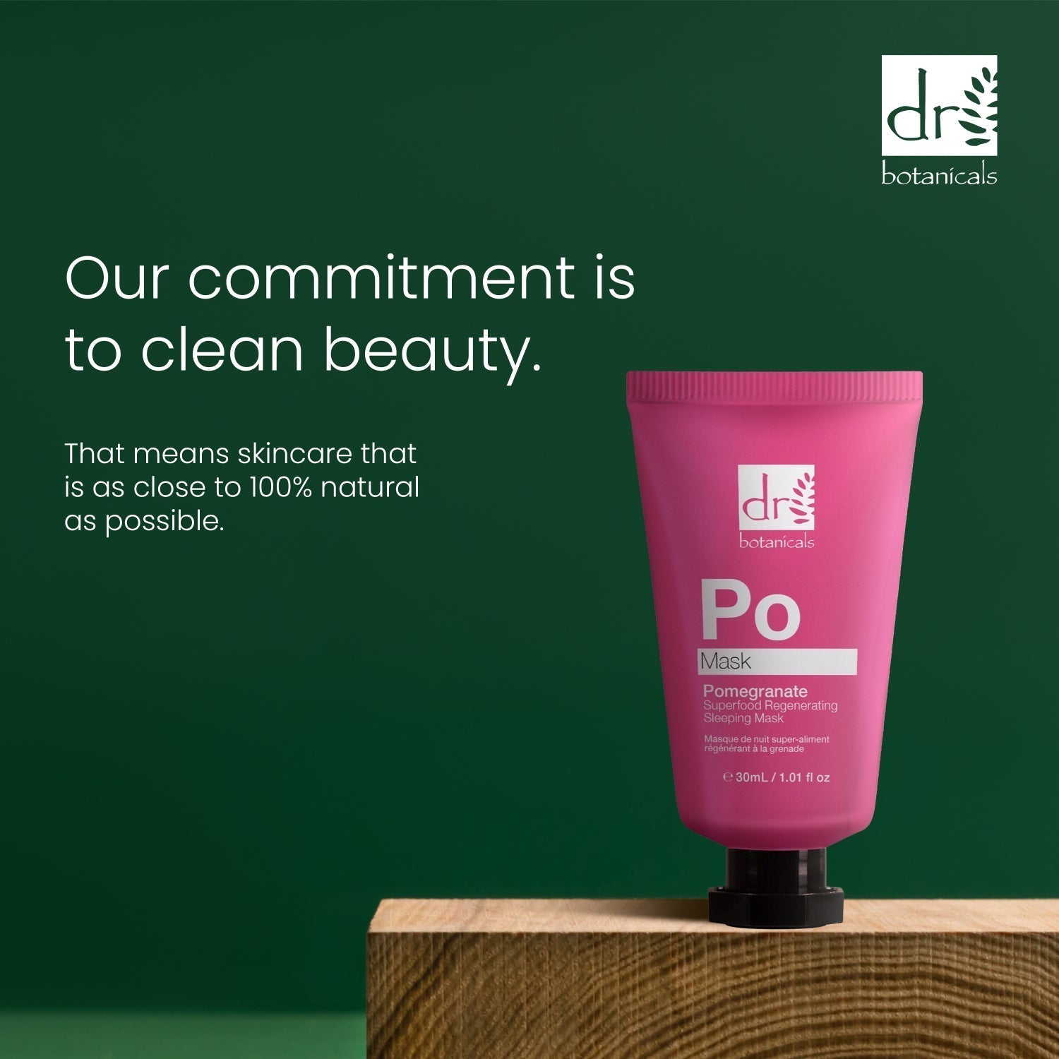 Masque de nuit régénérant anti-âge à la grenade (30 ml)