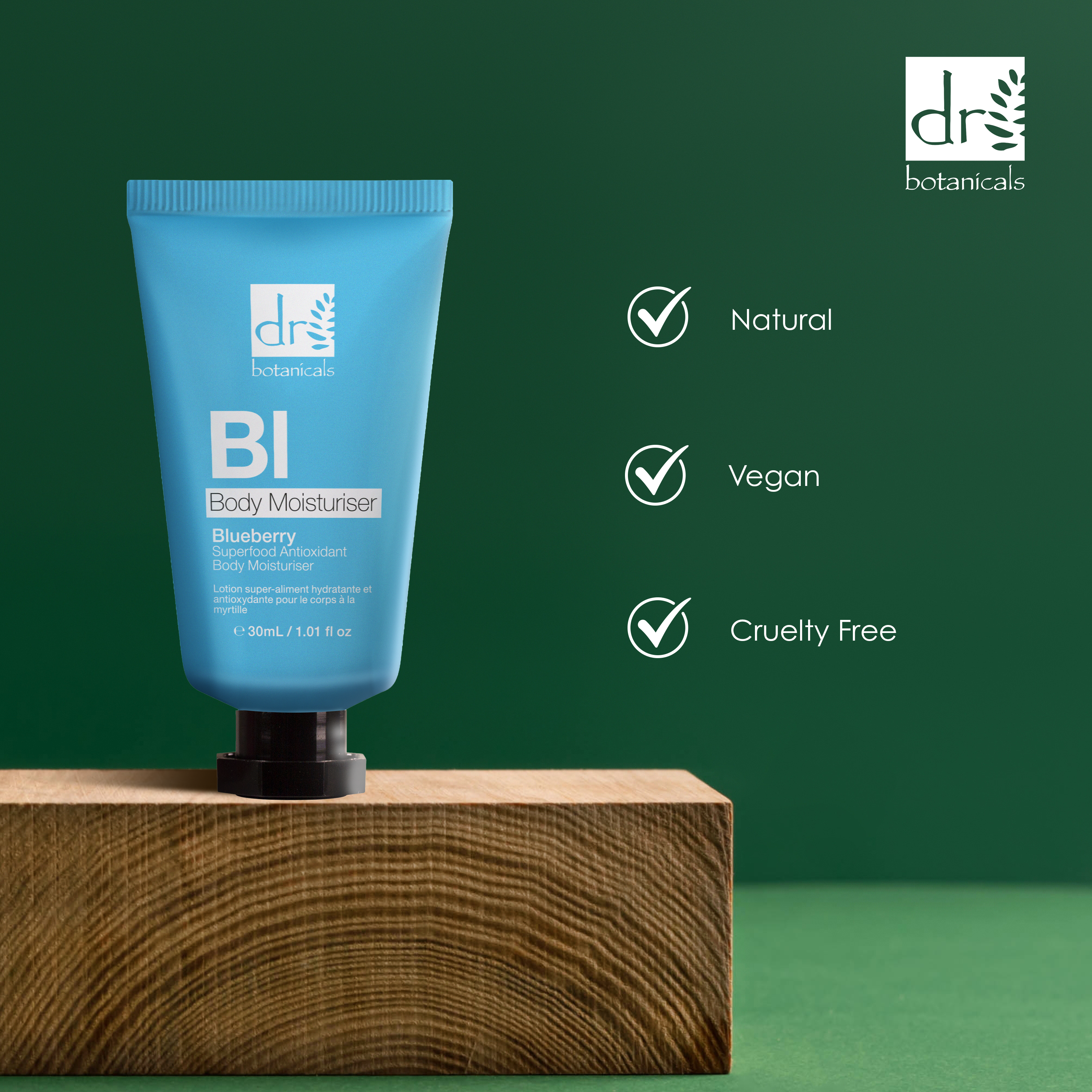 Blaubeer-Superfood-Antioxidantien-Körperlotion 30 ml