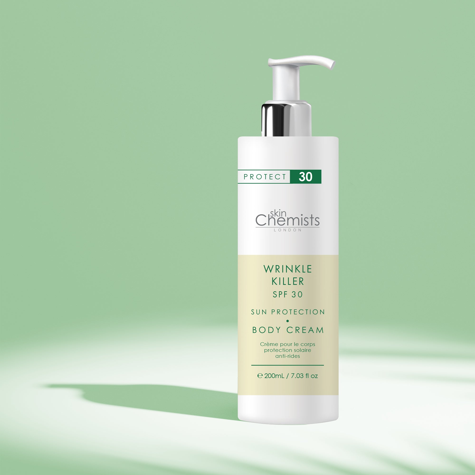 Faltenbekämpfende Sonnenschutz-Körpercreme LSF 30 200 ml