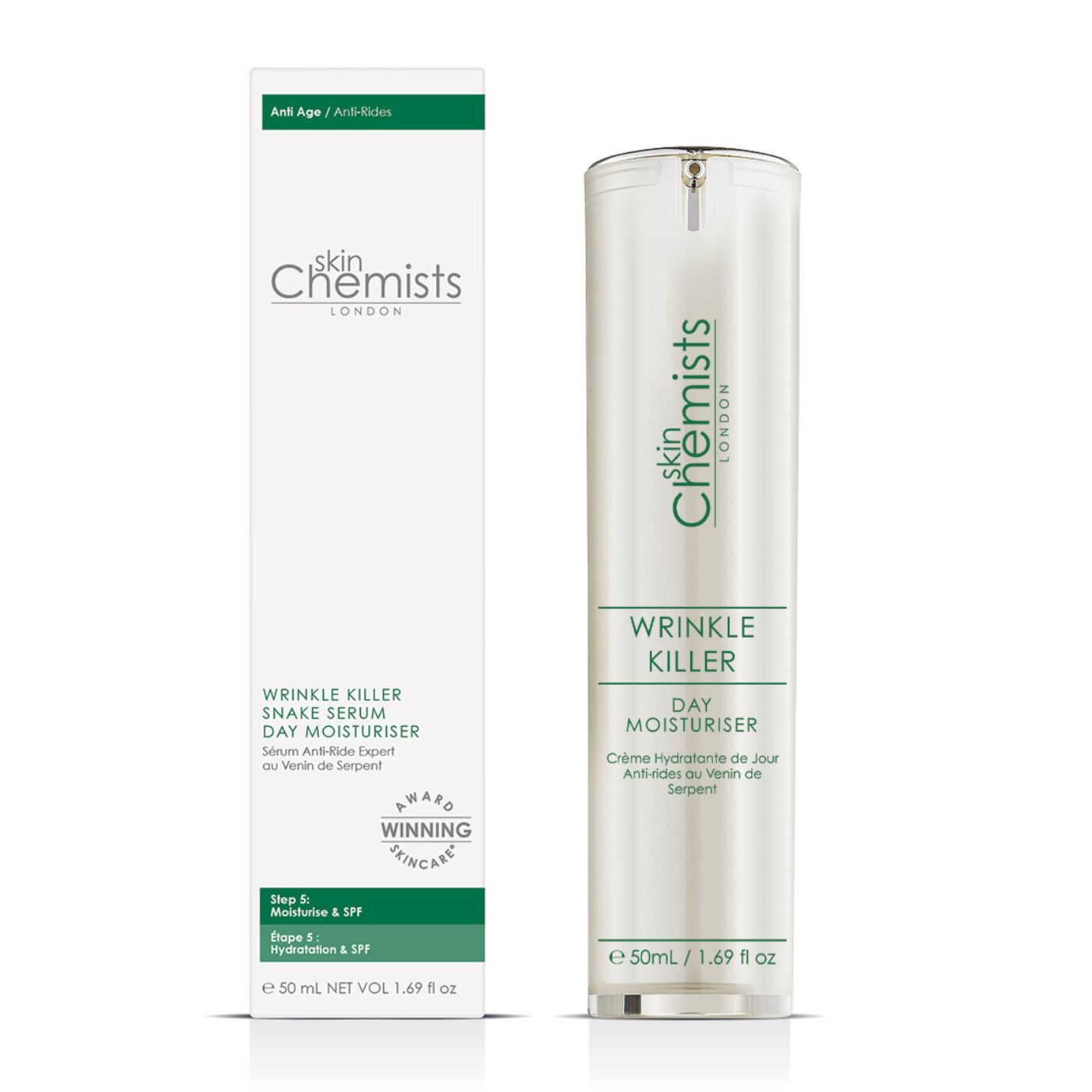 Anti-Aging Faltenbekämpfer 1% Syn-Ake Tagescreme 50ml