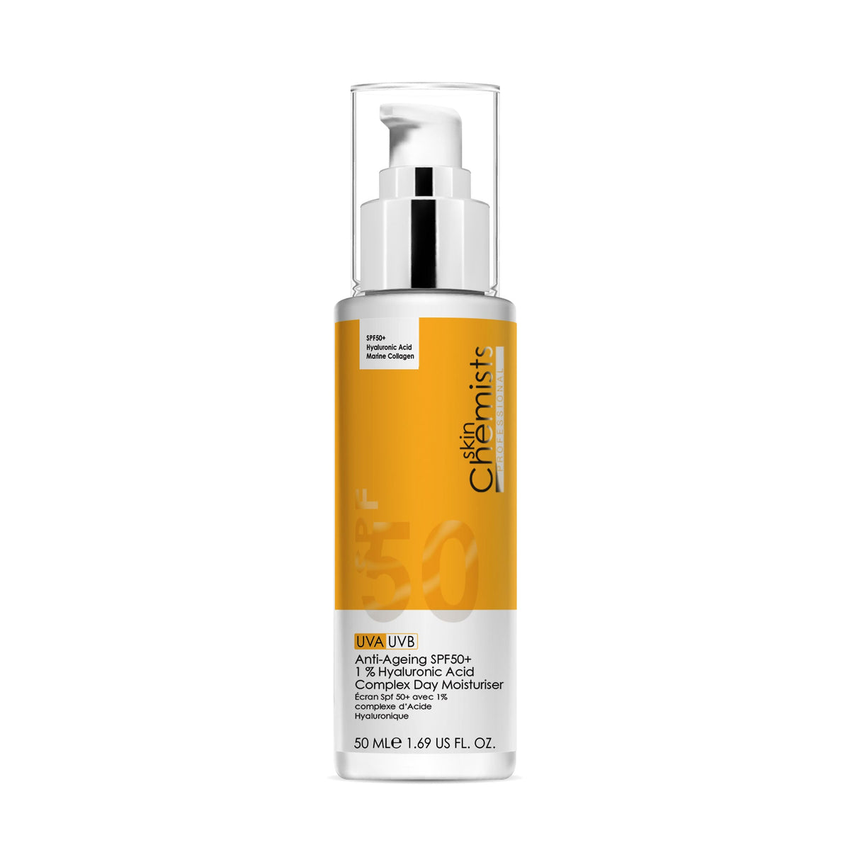 Anti-Ageing SPF50+ 1 % Hyaluronic Acid Complex Day Moisturiser - skinChemists