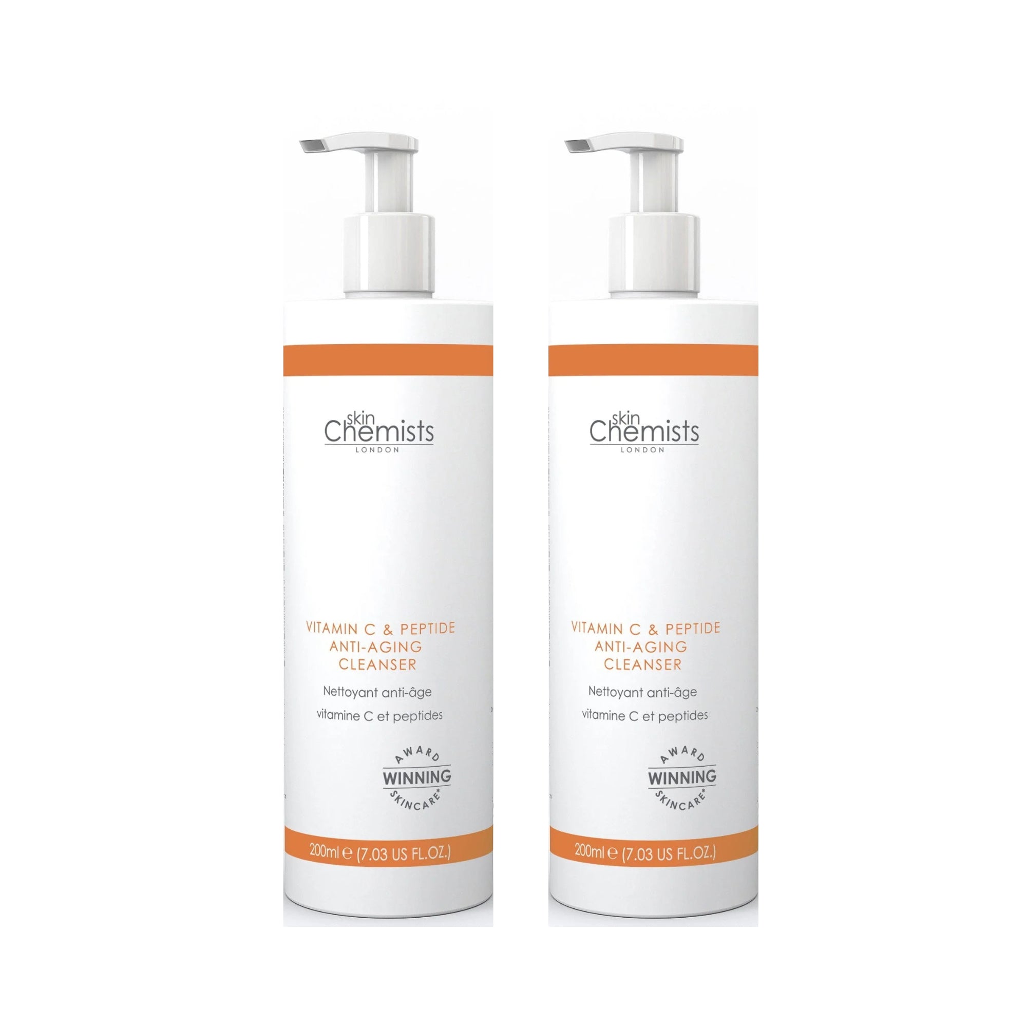 Vitamin C & Peptide Reinigungsgel 200ml Doppel-Sparpackung